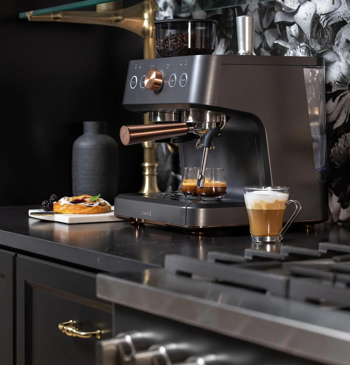 Cafe C7CESAS4RW3 CAF(EBACK)™ BELLISSIMO Semi Automatic Espresso Machine + Frother - Image 13