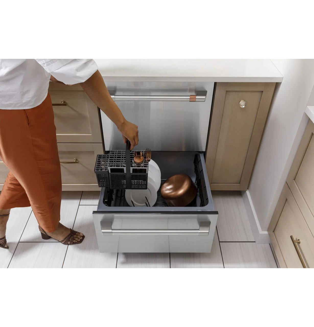 Cafe CDD420P2TS1 CAF(EBACK)™ Dishwasher Double Drawer - Image 24