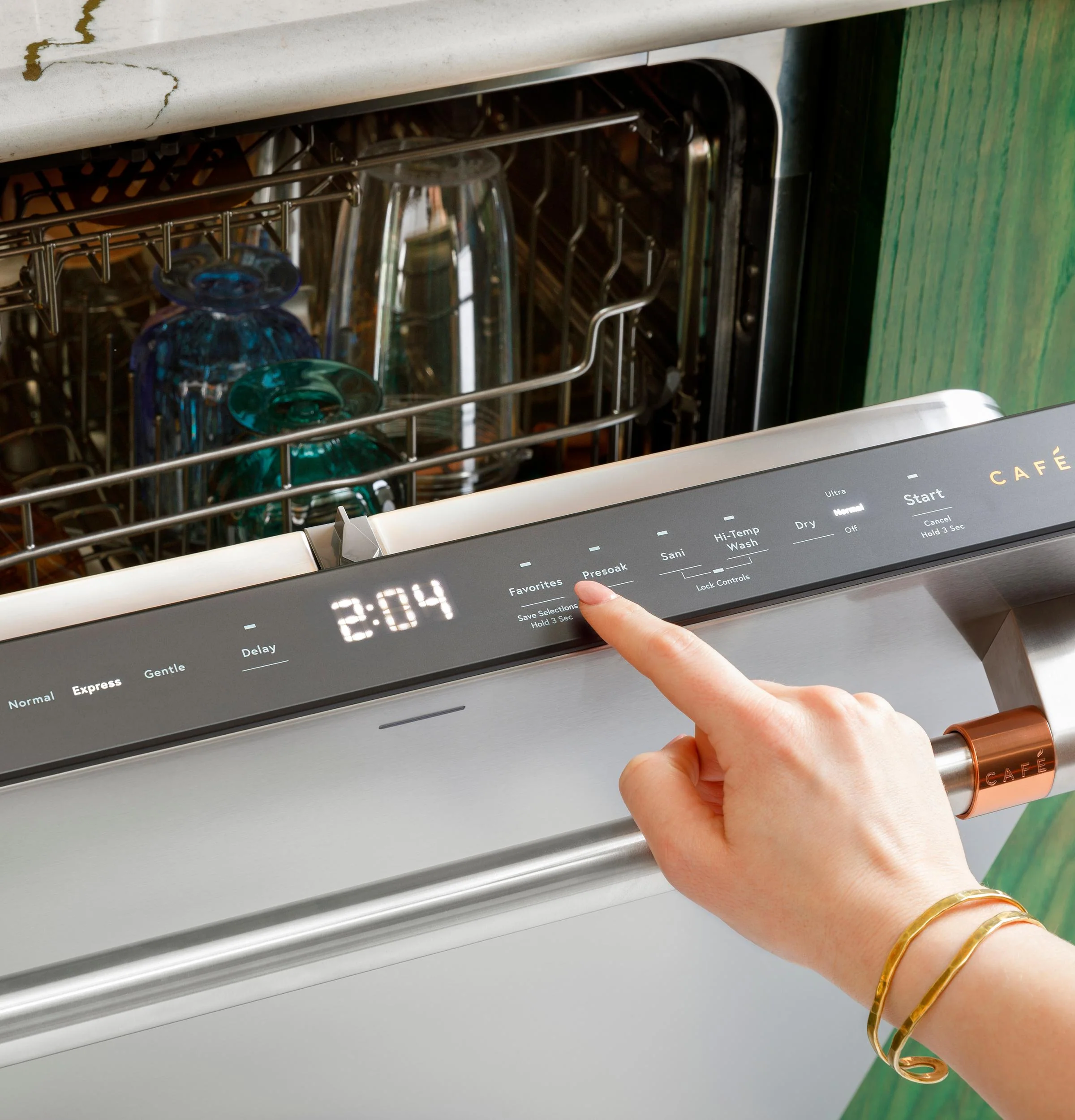 Cafe CDT858P2VS1 CAF(EBACK)™ CustomFit ENERGY STAR Stainless Interior Smart Dishwasher with Ultra Wash Top Rack and Dual Convection Ultra Dry, 44 dBA - Image 23