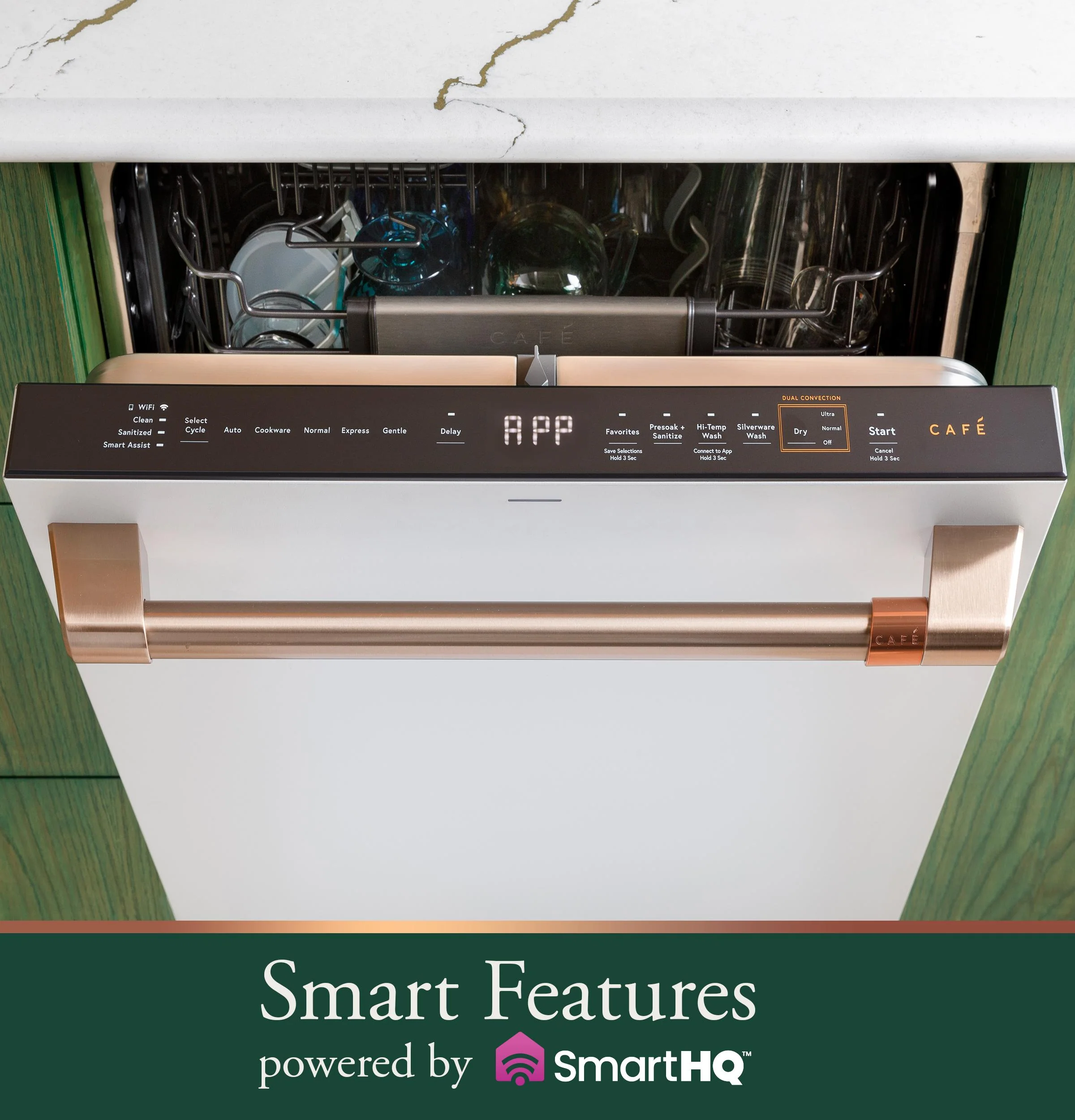 Cafe CDT858P3VD1 CAF(EBACK)™ CustomFit ENERGY STAR Stainless Interior Smart Dishwasher with Ultra Wash Top Rack and Dual Convection Ultra Dry, 44 dBA - Image 20