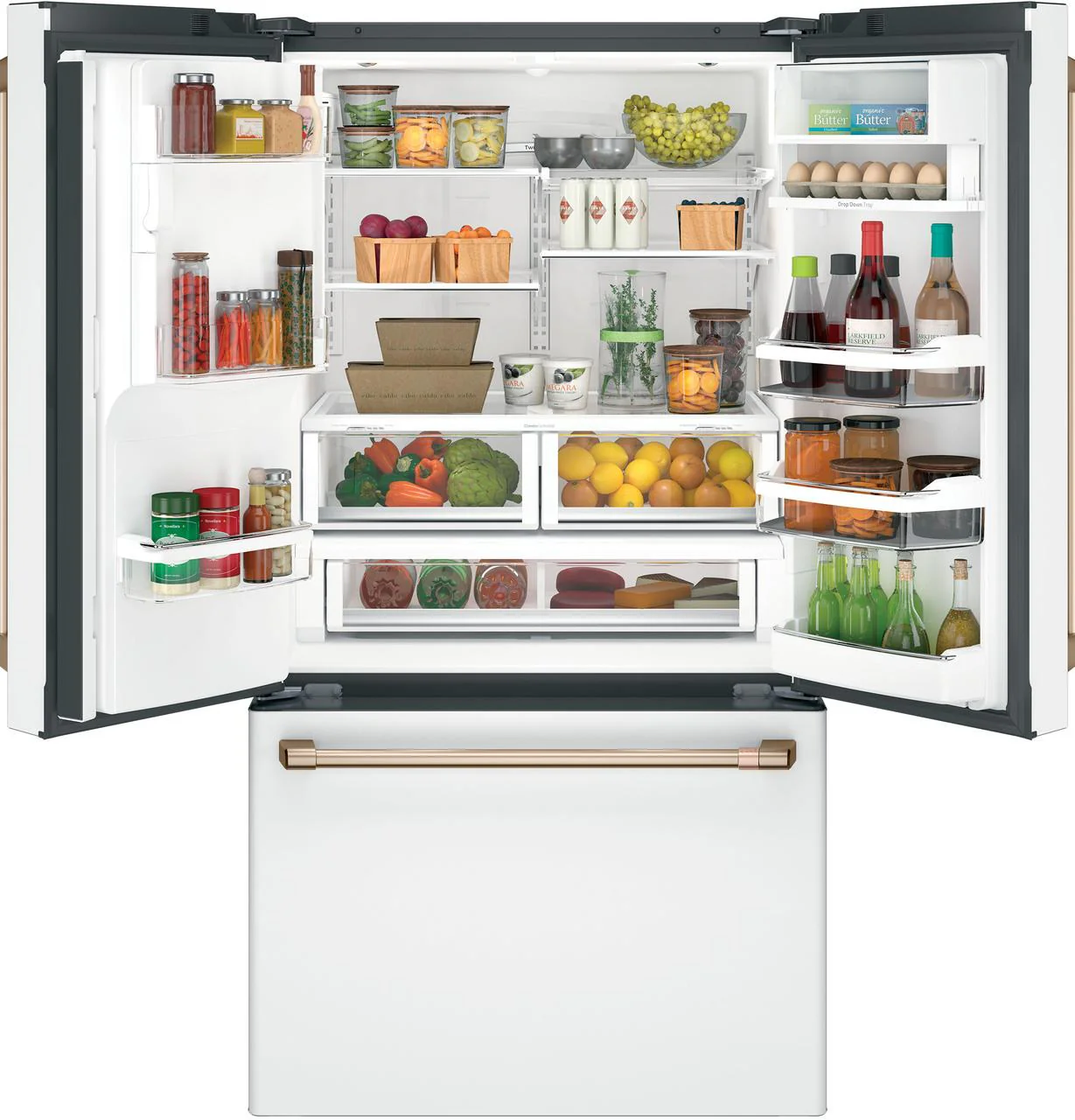 Cafe CFE28TP4MW2 CAF(EBACK)™ ENERGY STAR® 27.7 Cu. Ft. Smart French-Door Refrigerator with Hot Water Dispenser - Image 2