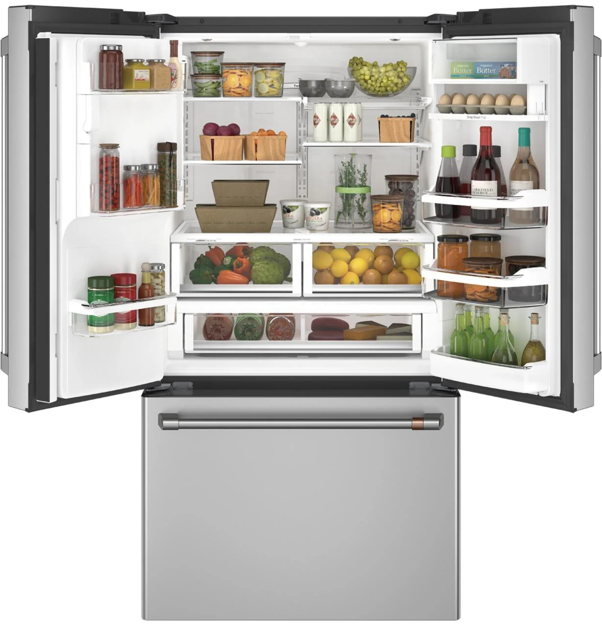 Cafe CFE28UP2MS1 Caf(eback)™ ENERGY STAR® 27.7 Cu. Ft. Smart French-Door Refrigerator with Keurig® K-Cup® Brewing System - Image 2