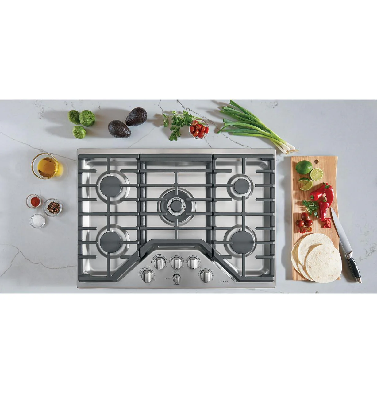 Cafe CGP95302MS1 CAF(EBACK)™ 30" Gas Cooktop - Image 3