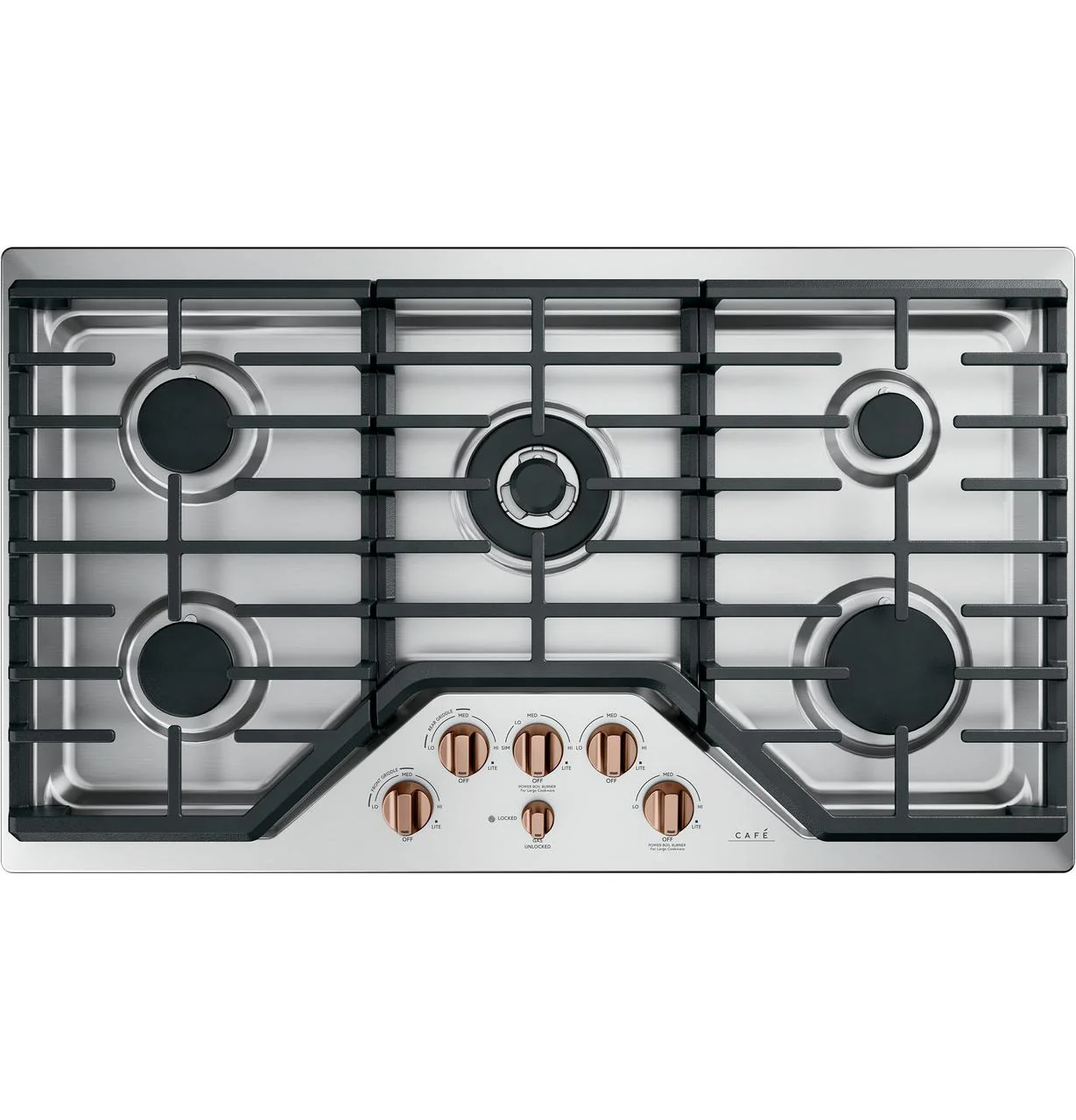 Cafe CGP95362MS1 CAF(EBACK)™ 36" Gas Cooktop - Image 8