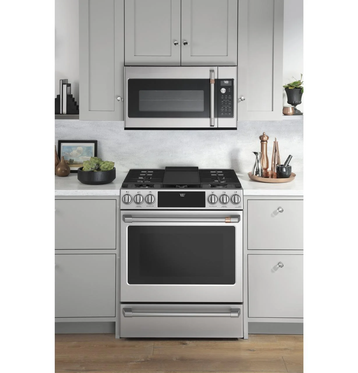 Cafe CGS700P2MS1 CAF(EBACK)™ 30" Smart Slide-In, Front-Control, Gas Range with Convection Oven - Image 22