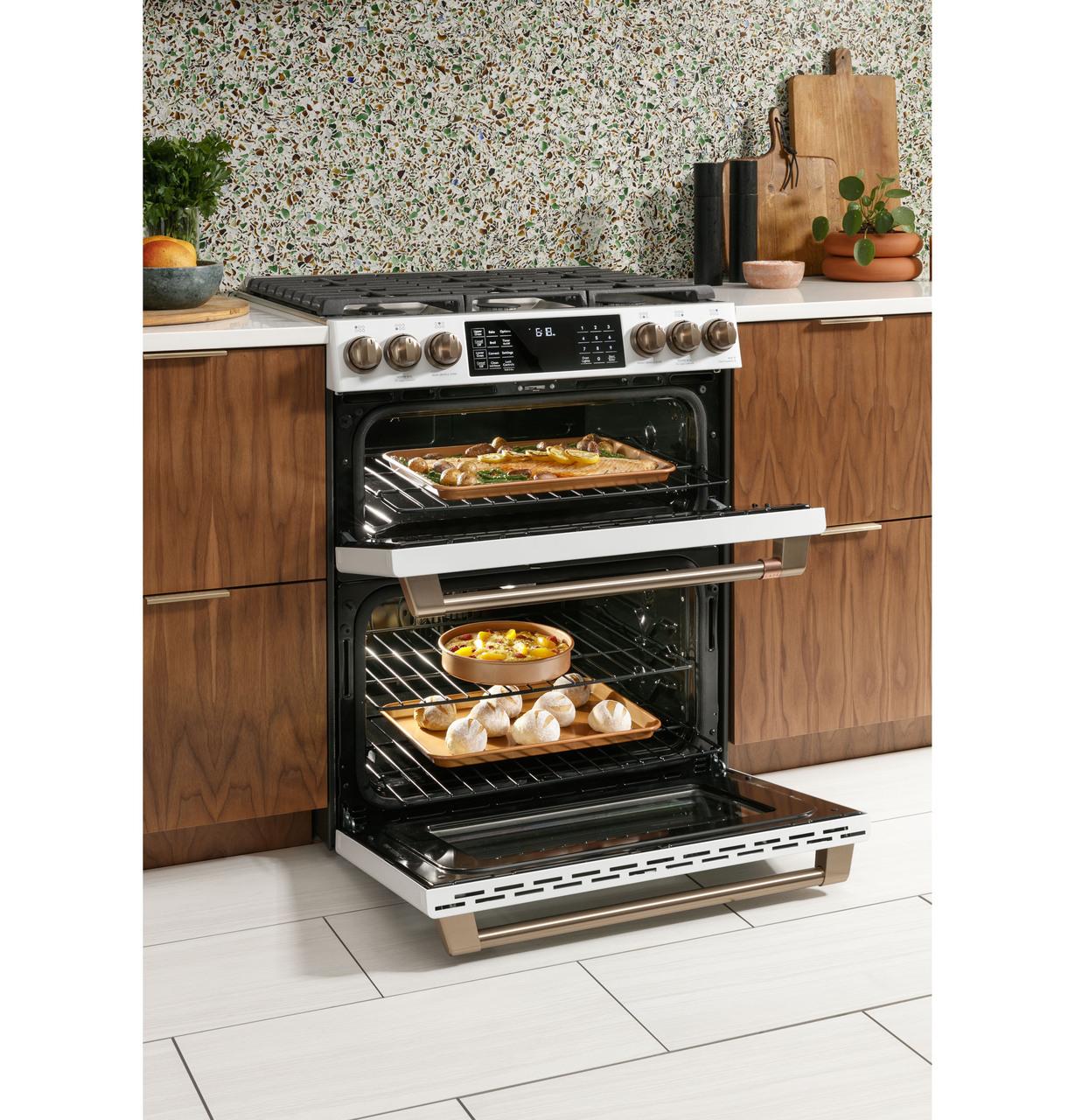 Cafe CGS750P4MW2 CAF(EBACK)™ 30" Smart Slide-In, Front-Control, Gas Double-Oven Range with Convection - Image 45