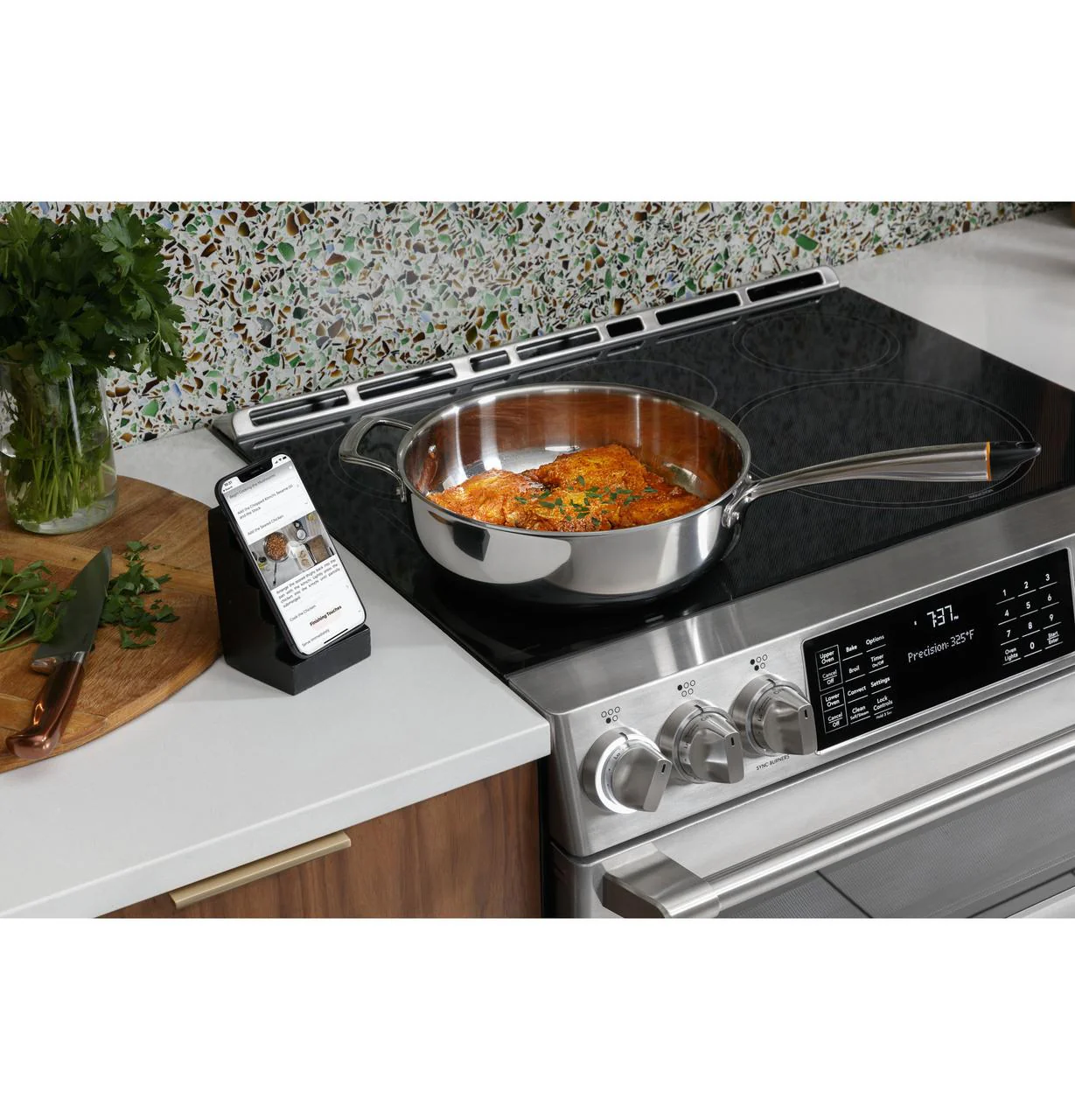 Cafe CHS950P2MS1 CAF(EBACK)™ 30" Smart Slide-In, Front-Control, Induction and Convection Double-Oven Range - Image 36