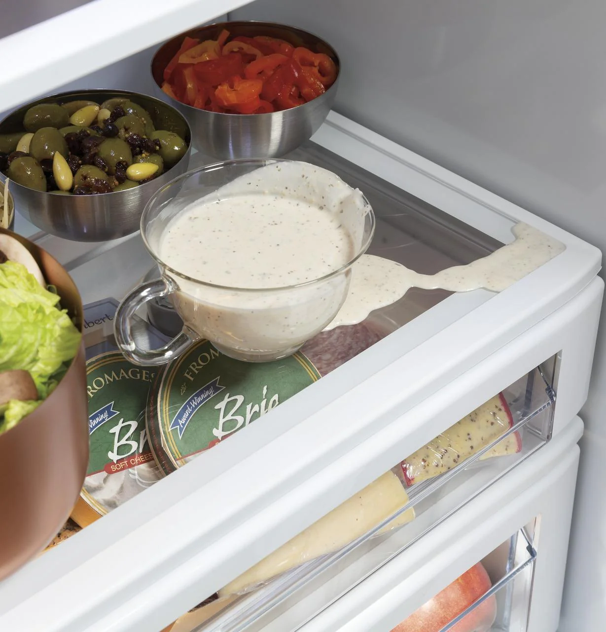 Cafe CSB48WP2NS1 CAF(EBACK)™ 48" Smart Built-In Side-by-Side Refrigerator - Image 10