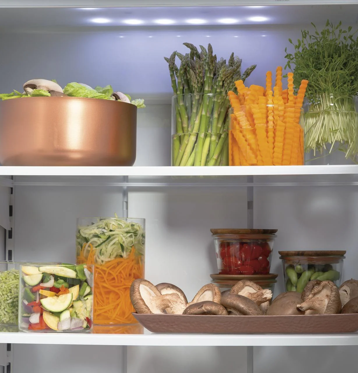 Cafe CSB48WP2NS1 CAF(EBACK)™ 48" Smart Built-In Side-by-Side Refrigerator - Image 7
