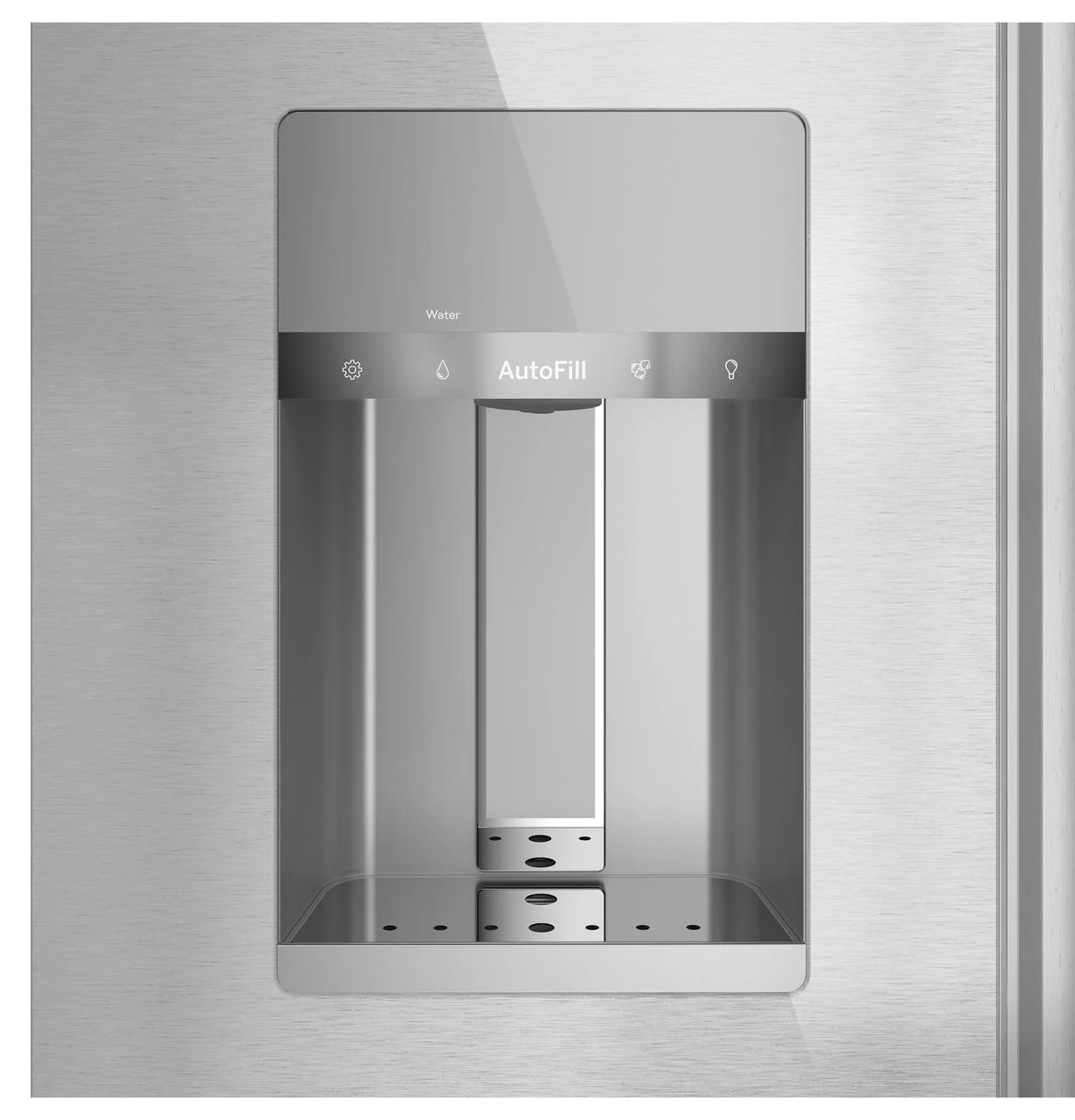 Cafe CVE28DM5NS5 CAF(EBACK)™ ENERGY STAR® 27.8 Cu. Ft. Smart 4-Door French-Door Refrigerator in Platinum Glass - Image 4