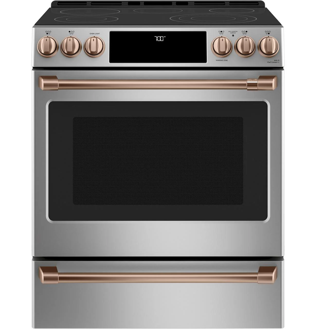 Cafe CXFCEHKPMCU CAF(EBACK)™ Front Control Electric Knobs and Handles - Brushed Copper - Image 5