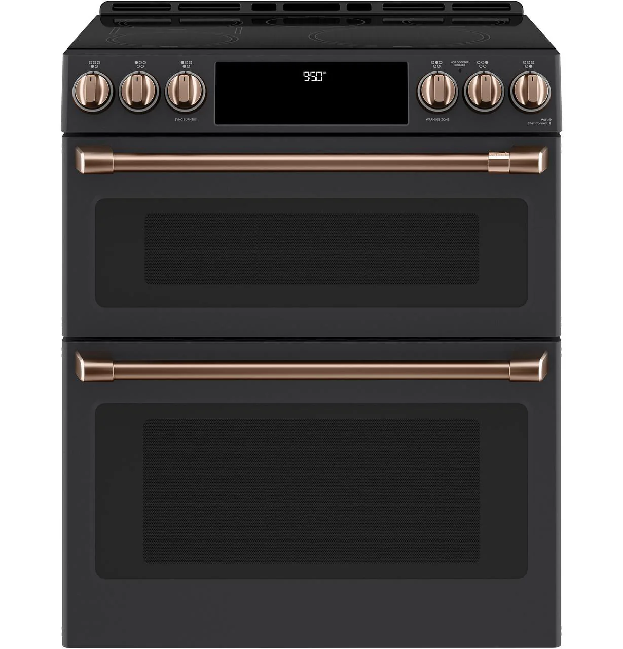 Cafe CXFCHHKPMCU CAF(EBACK)™ Front Control Induction Knobs and Handles - Brushed Copper - Image 2