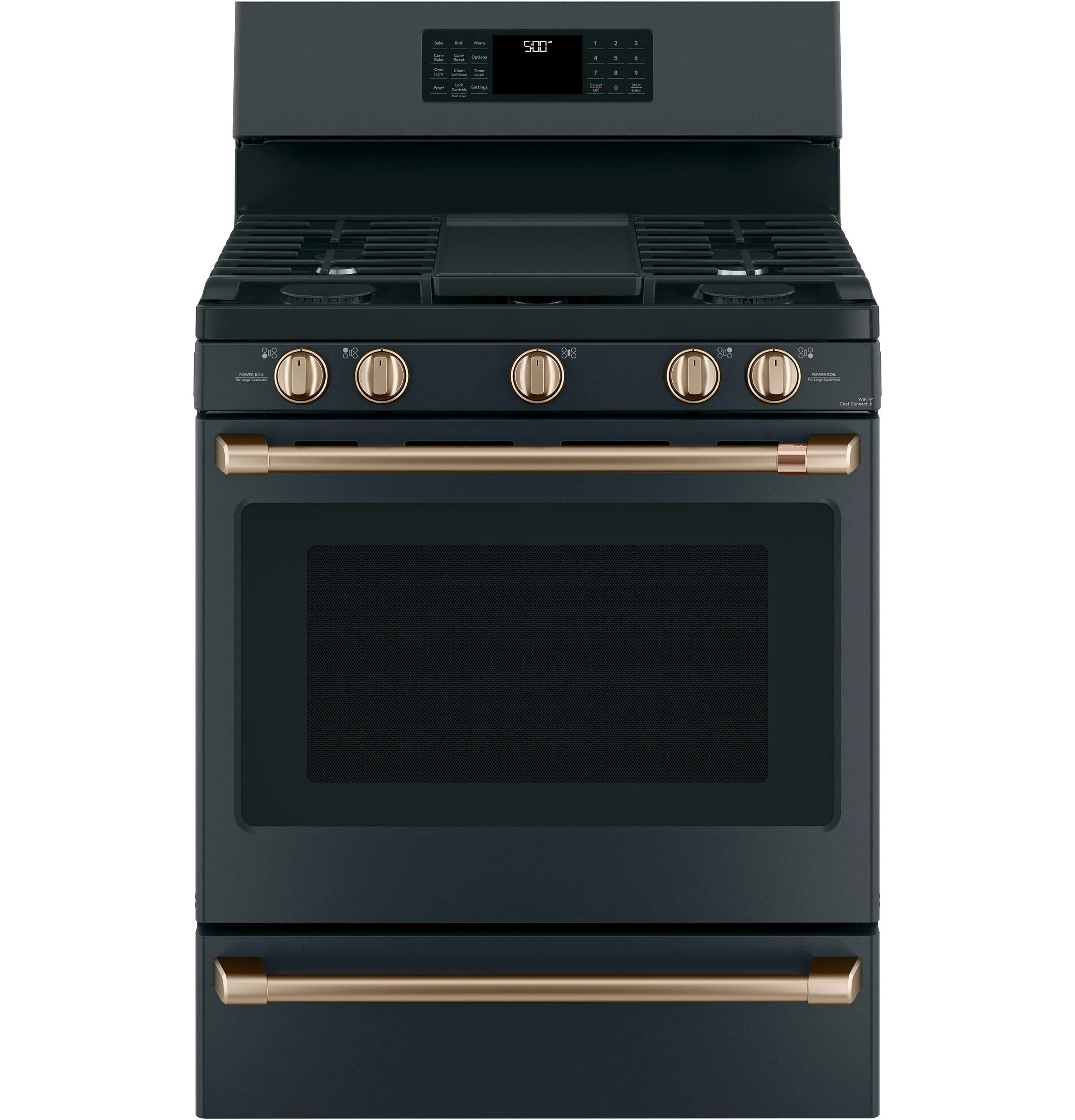Cafe CXFSGHKPMBZ CAF(EBACK)™ Freestanding Gas Knobs and Handles - Brushed Bronze - Image 2