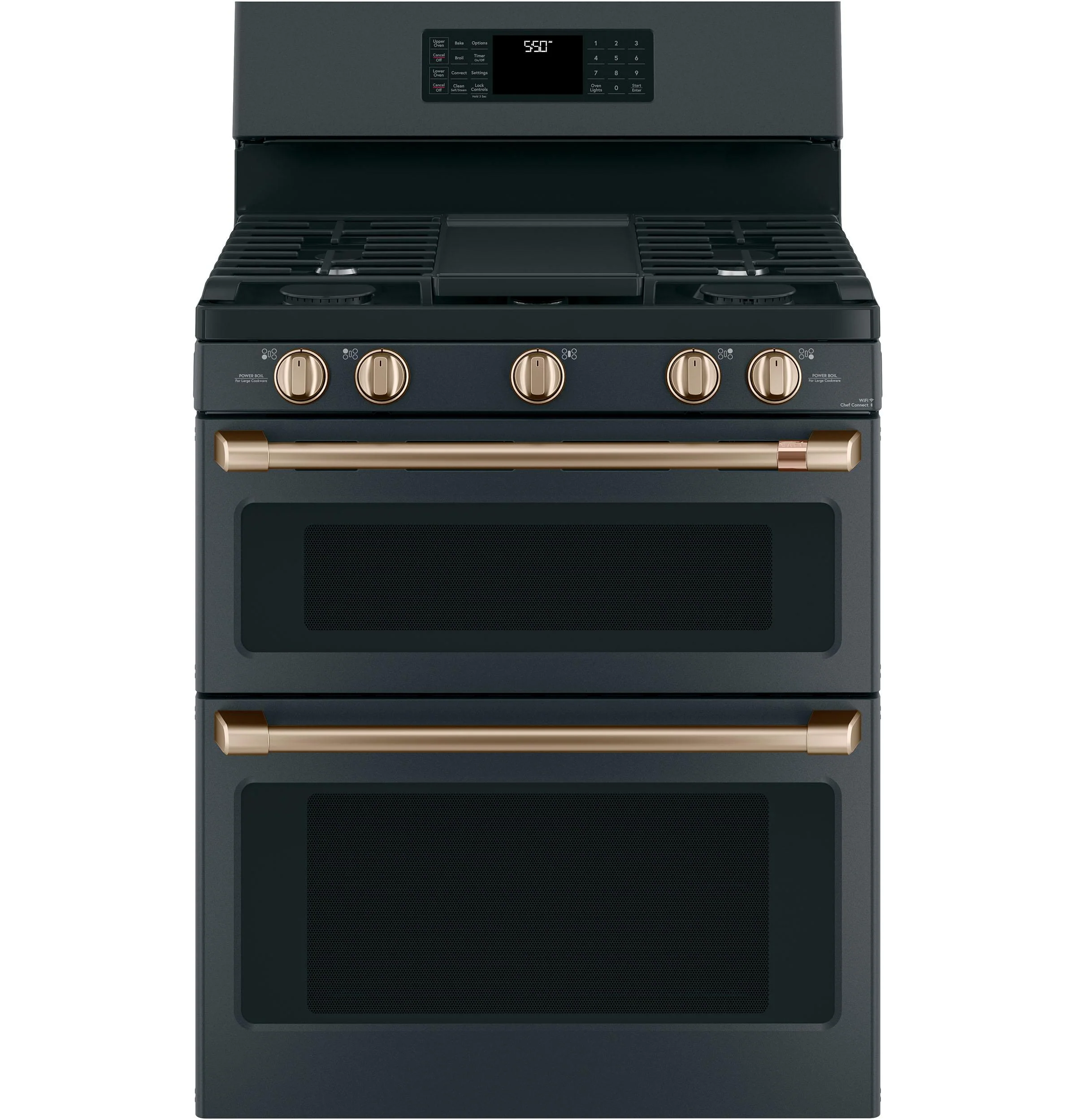 Cafe CXFSGHKPMBZ CAF(EBACK)™ Freestanding Gas Knobs and Handles - Brushed Bronze - Image 3