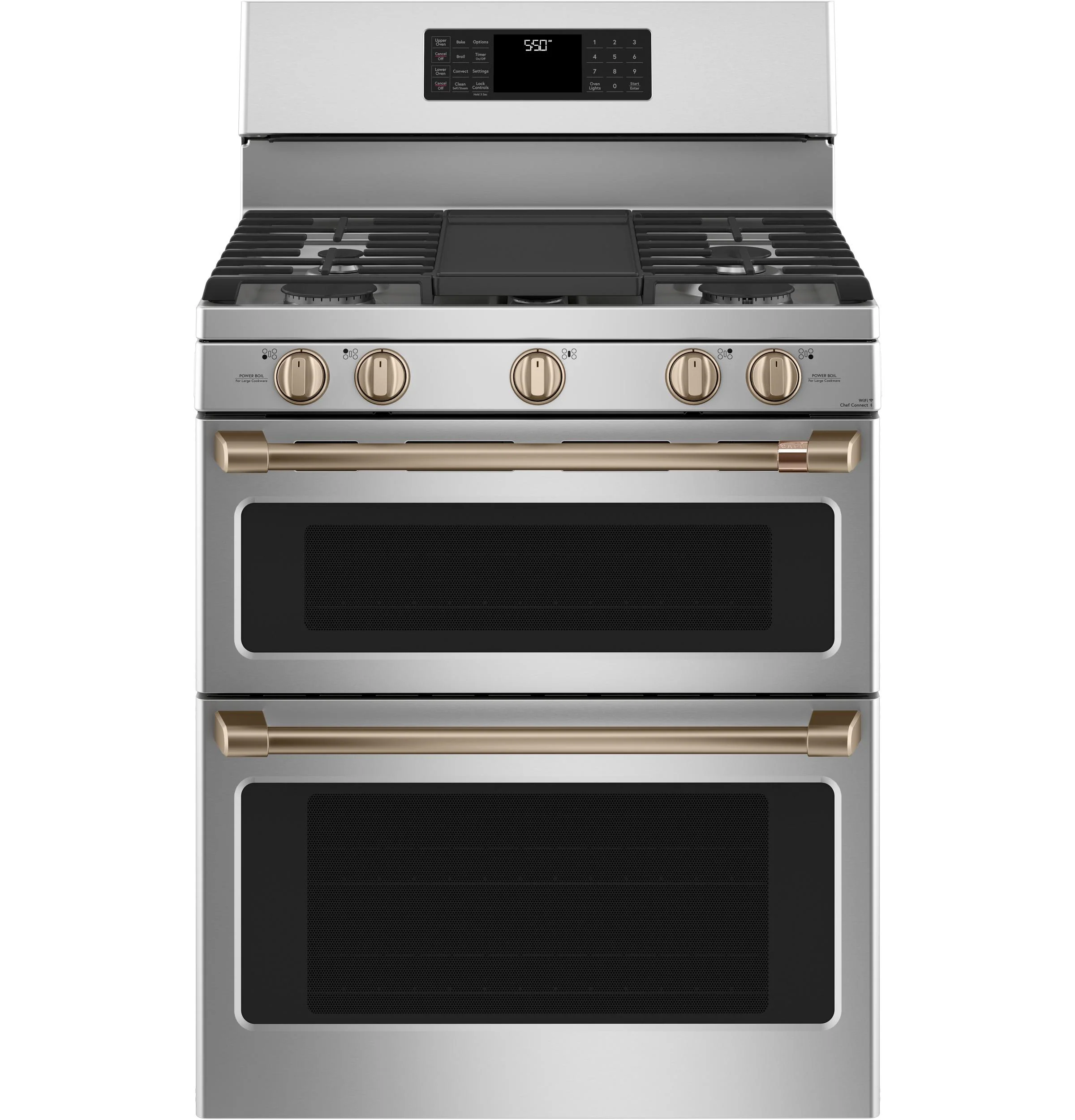 Cafe CXFSGHKPMBZ CAF(EBACK)™ Freestanding Gas Knobs and Handles - Brushed Bronze - Image 5