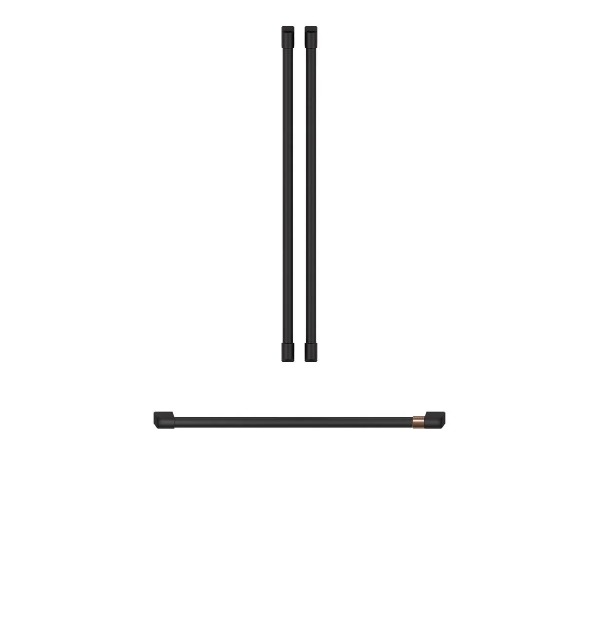 Cafe CXMB3H3PNFB CAF(EBACK)™ Refrigeration Handle Kit - Flat Black