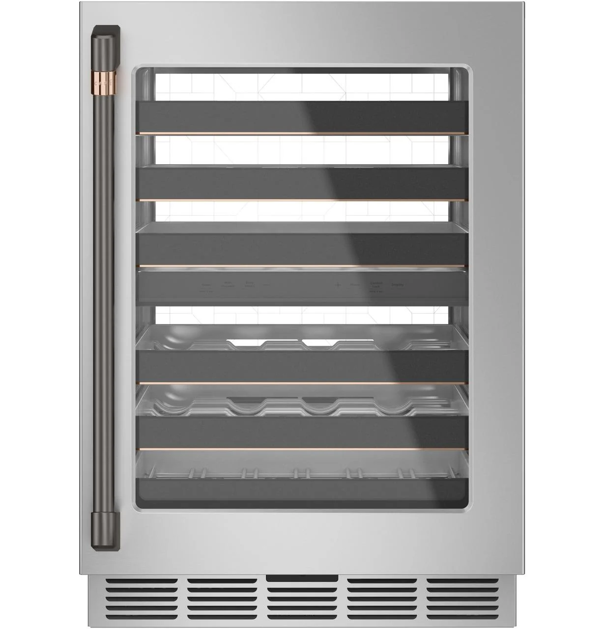 Cafe CXQW1H1PPBT CAF(EBACK)™ Undercounter Handle Kit - Brushed Black - Image 4