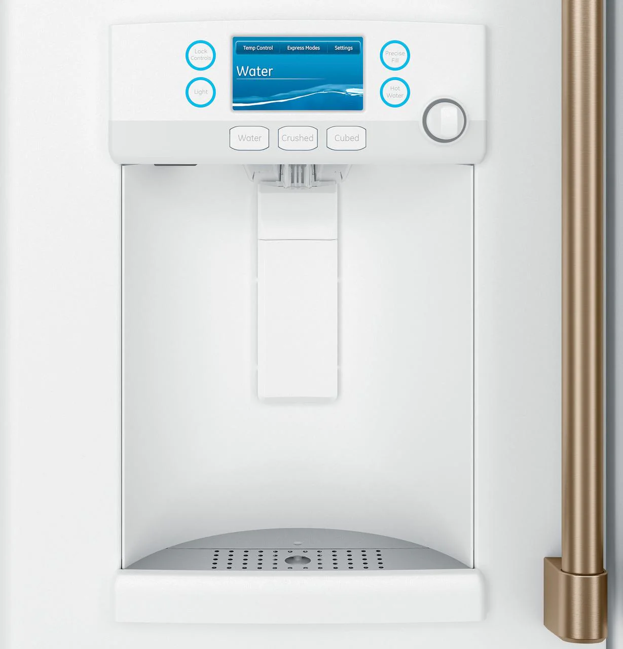 Cafe CYE22TP4MW2 CAF(EBACK)™ ENERGY STAR® 22.1 Cu. Ft. Smart Counter-Depth French-Door Refrigerator with Hot Water Dispenser - Image 10