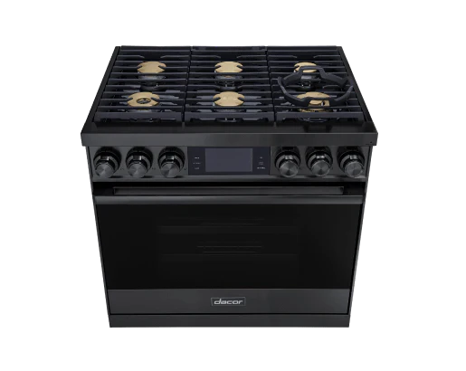 Dacor DOP36M86DLM 36" Range, Graphite Stainless Steel, Natural Gas - Image 3