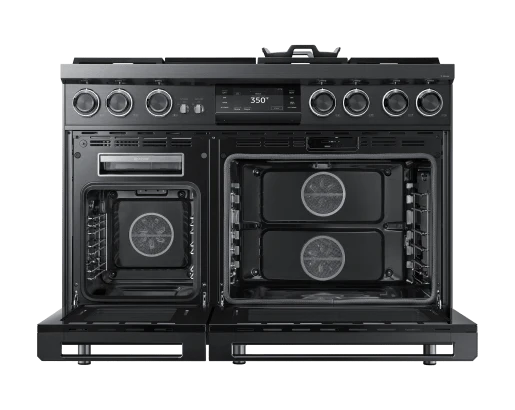 Dacor DOP48M96DPM 48" Pro Dual-Fuel Steam Range, Graphite Stainless Steel, Liquid Propane - Image 2