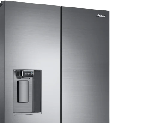 36" Counter Depth French Door Bottom Freezer, Silver Stainless Steel - Image 3