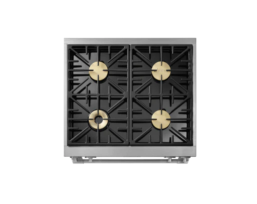 Dacor HDPR30SLP Dual Fuel Pro Range, Silver Stainless Steel, Liquid Propane - Image 4