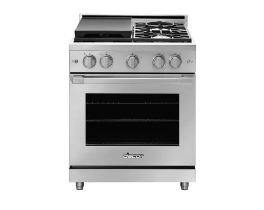 Dacor HGPR30SNG Gas Pro Range, Silver Stainless Steel, Natural Gas - Image 3