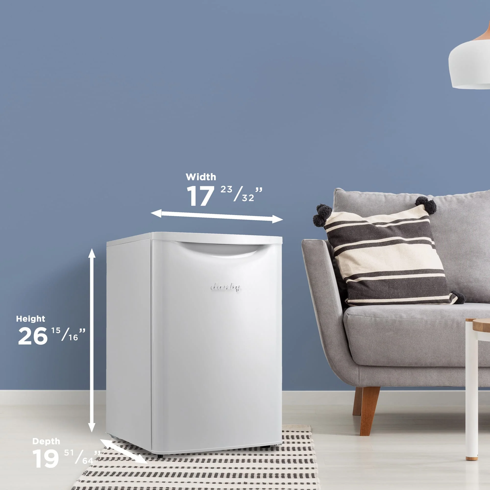 DAR026A2WDB Danby 2.6 cu. ft. Contemporary Classic Compact Refrigerator in White - Image 7