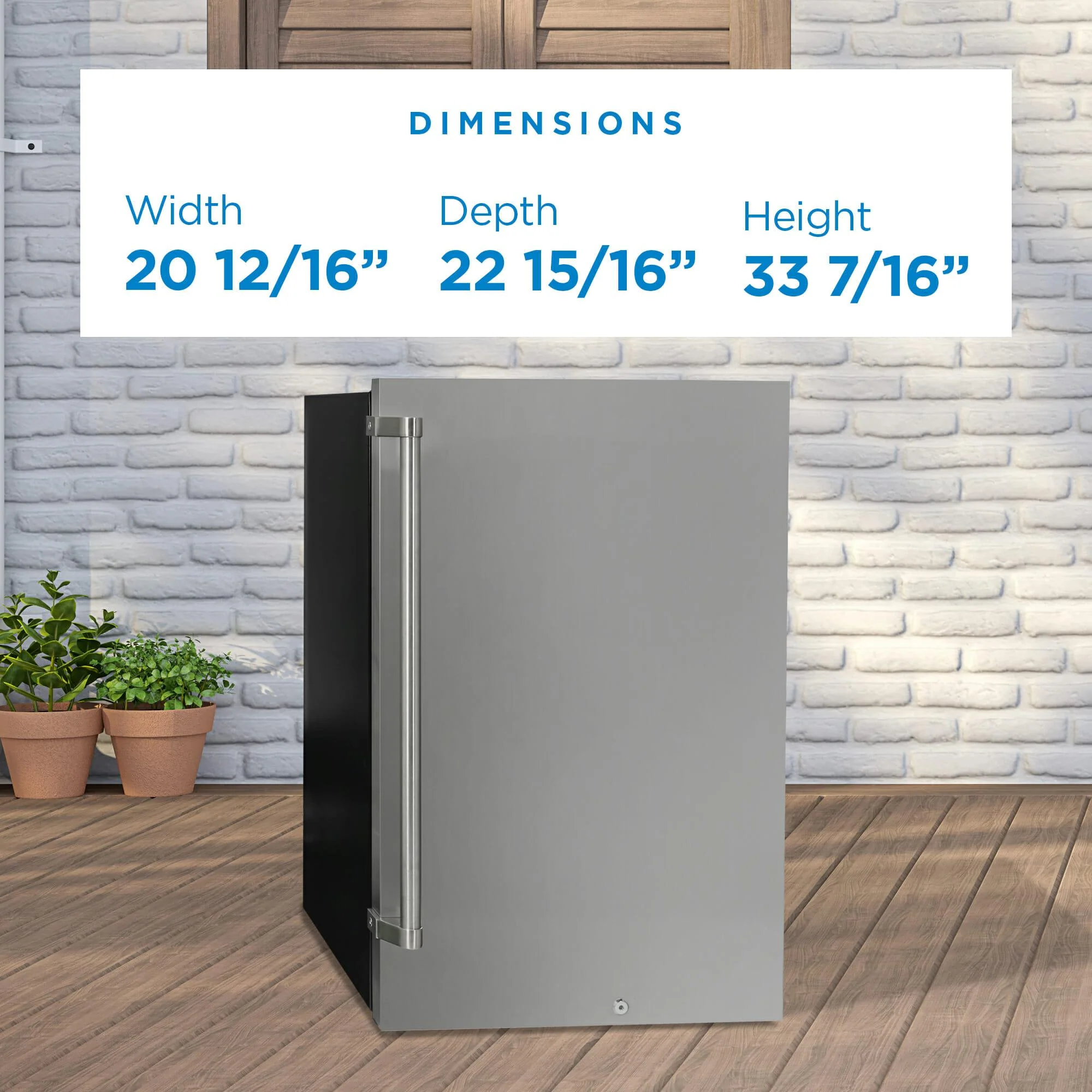 DAR044A1SSO Danby 4.4 cu. ft. Outdoor Fridge in Stainless Steel - Image 13