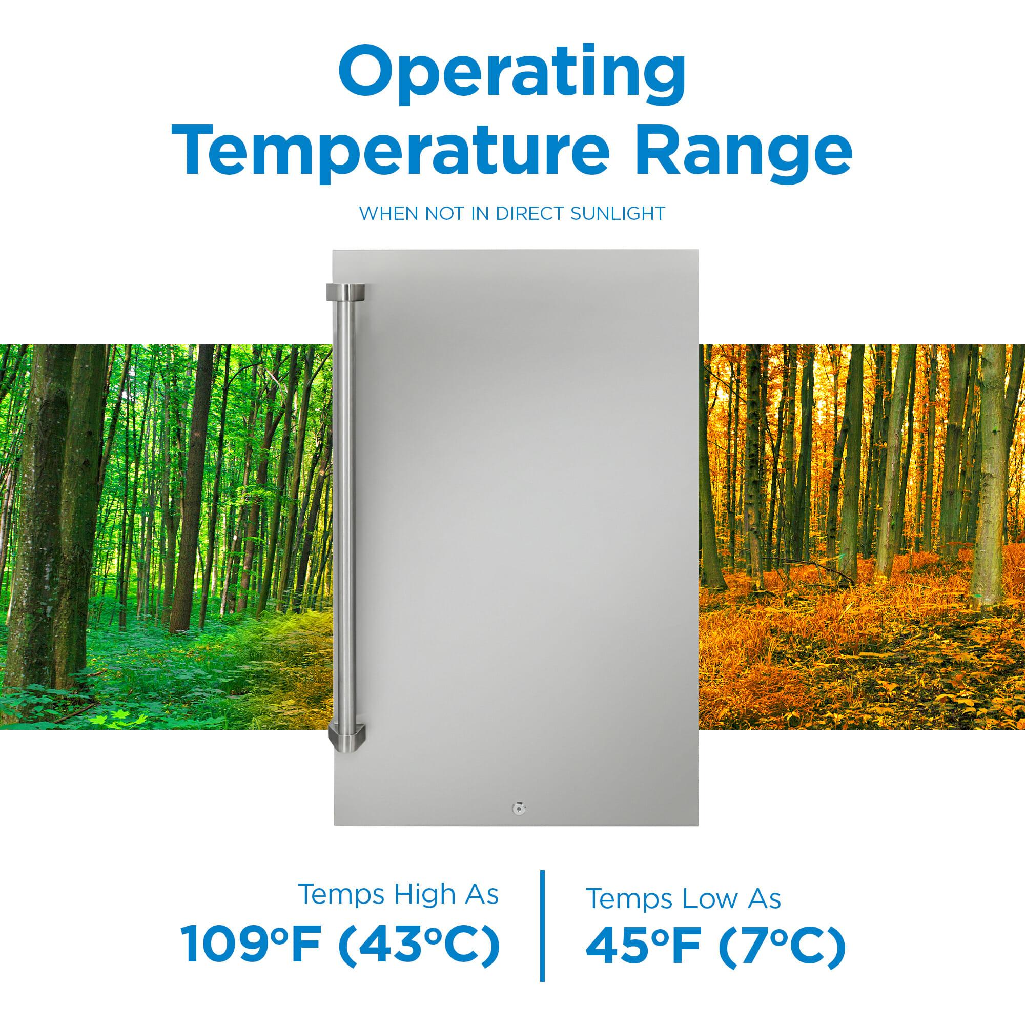 Danby 4.4 cu. ft. Outdoor Fridge in Stainless Steel - Image 6