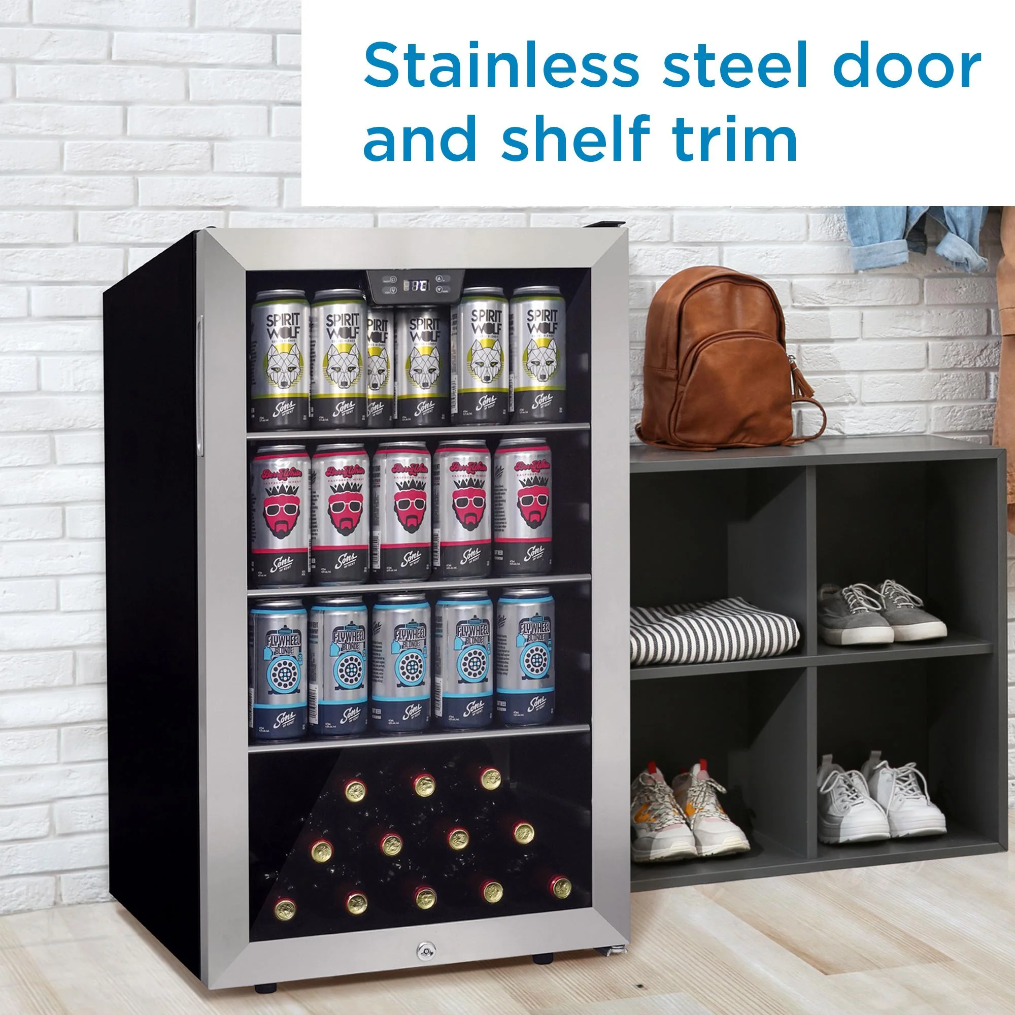DBC045L1SS Danby 4.5 cu. ft. Free-Standing Beverage Center in Stainless Steel - Image 6