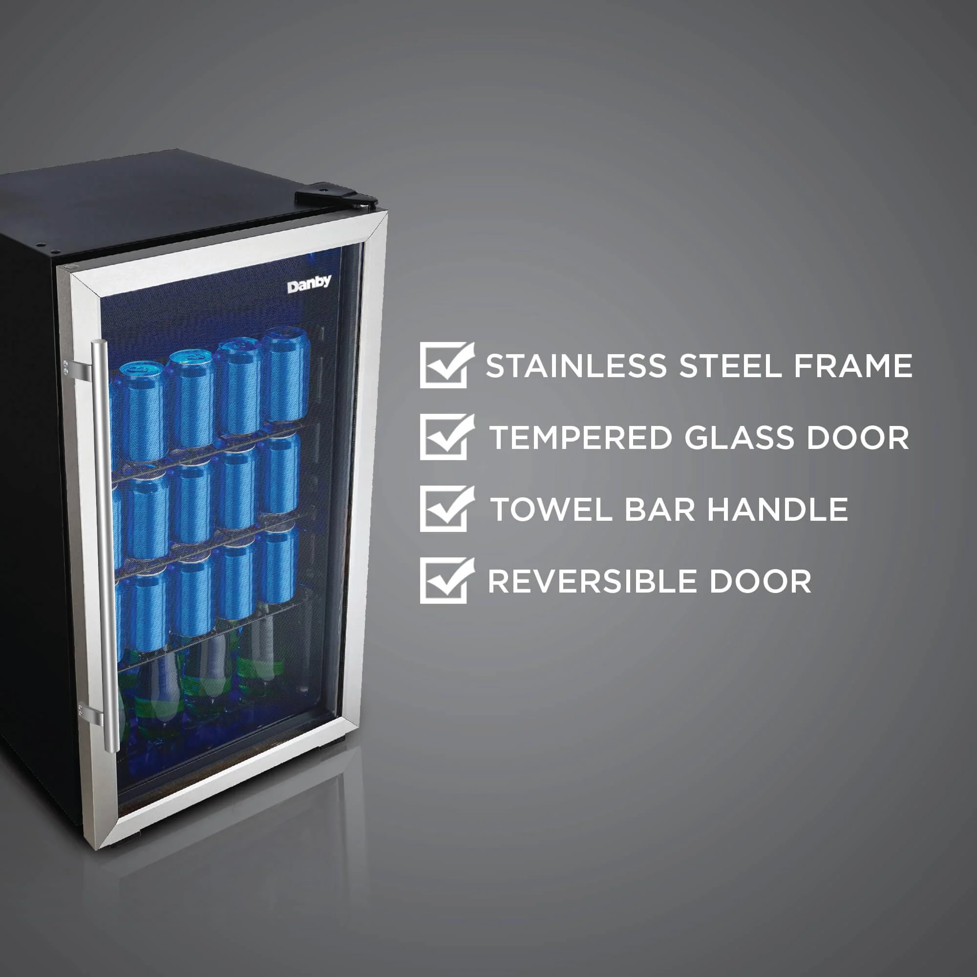 DBC117A2BSSDD6 Danby 3.1 cu. ft. Free-Standing Beverage Center in Stainless Steel - Image 11