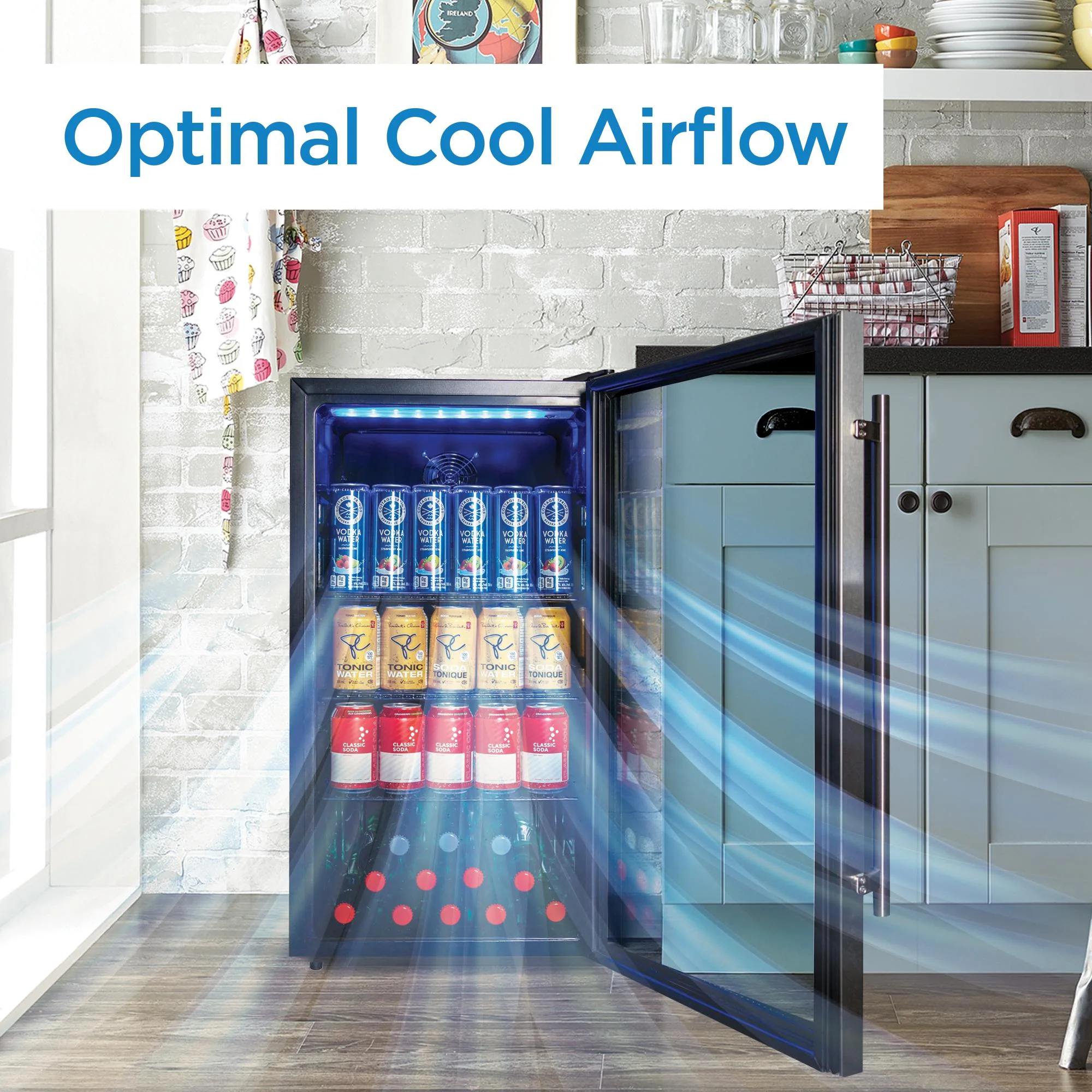 DBC117A2BSSDD6 Danby 3.1 cu. ft. Free-Standing Beverage Center in Stainless Steel - Image 4