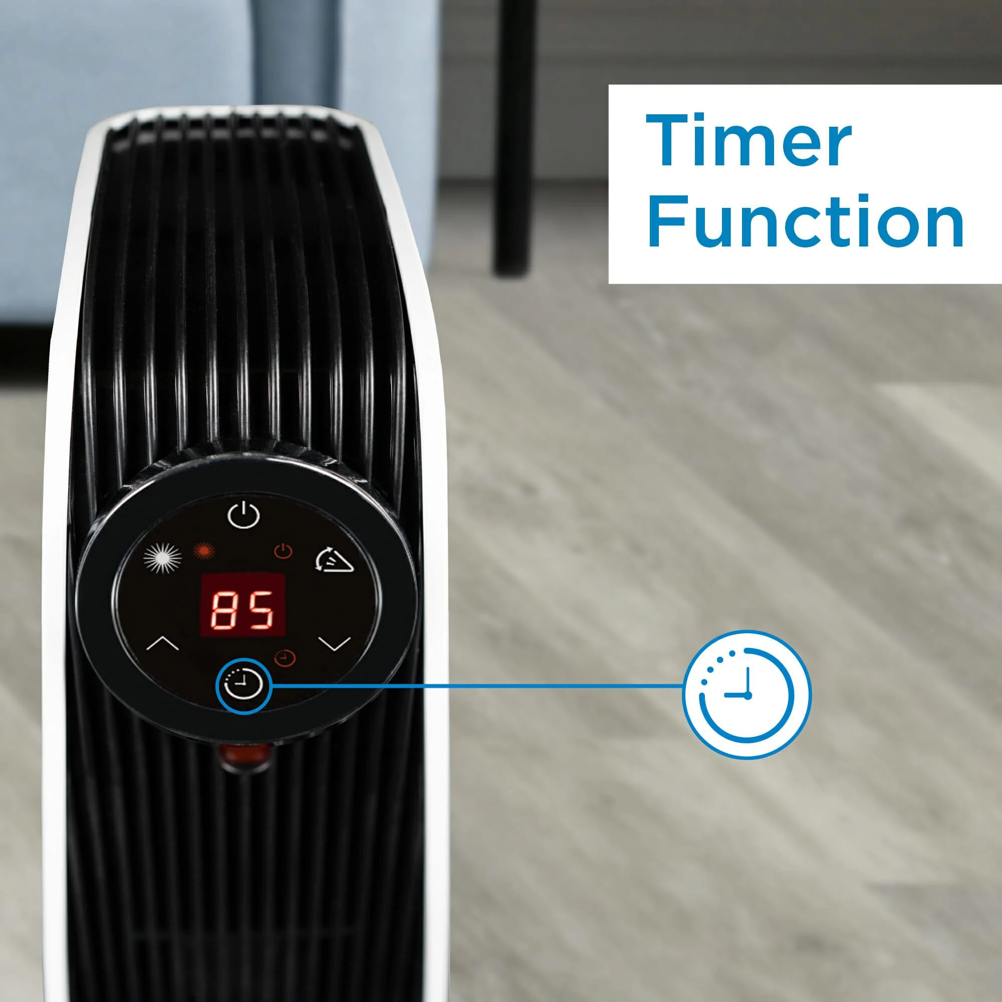 DBSH02213WD13 Danby 1500W Adjustable Oscillating Heater 22 in White - Image 8