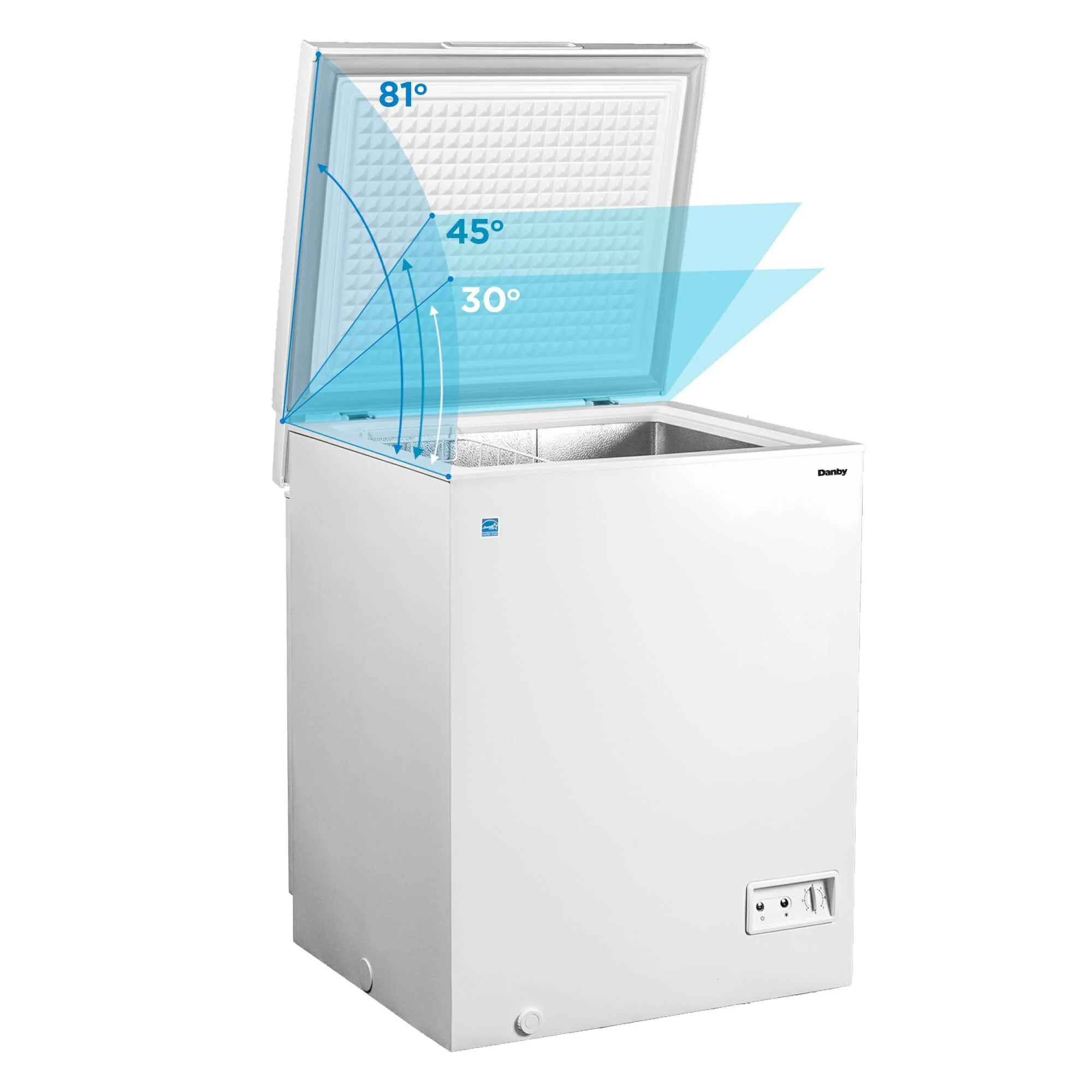 DCF050A5WDB Danby 5.0 cu. ft. Square Model Chest Freezer in White - Image 8