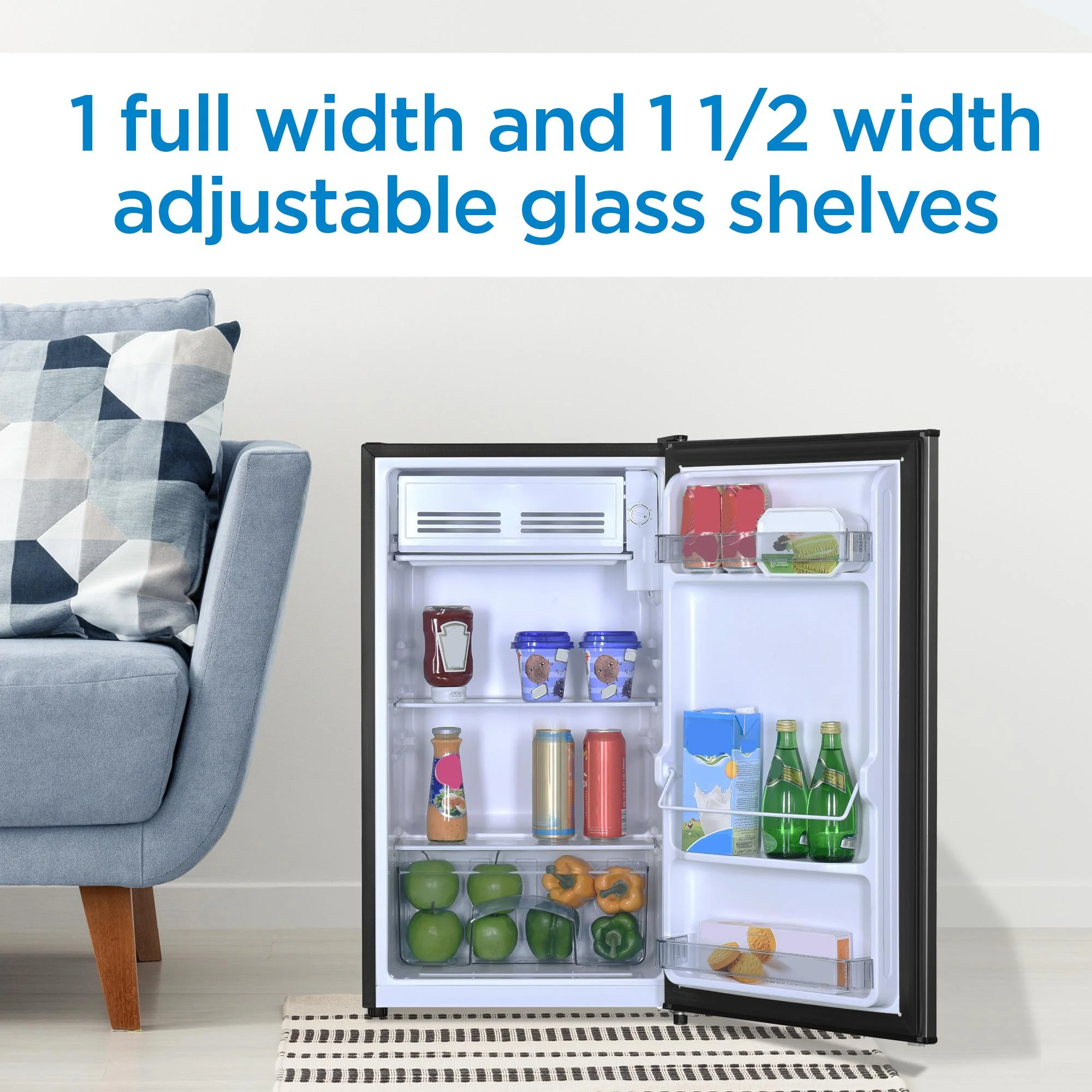 Danby 3.3 cu. ft. Compact Fridge in Stainless Steel - Image 11