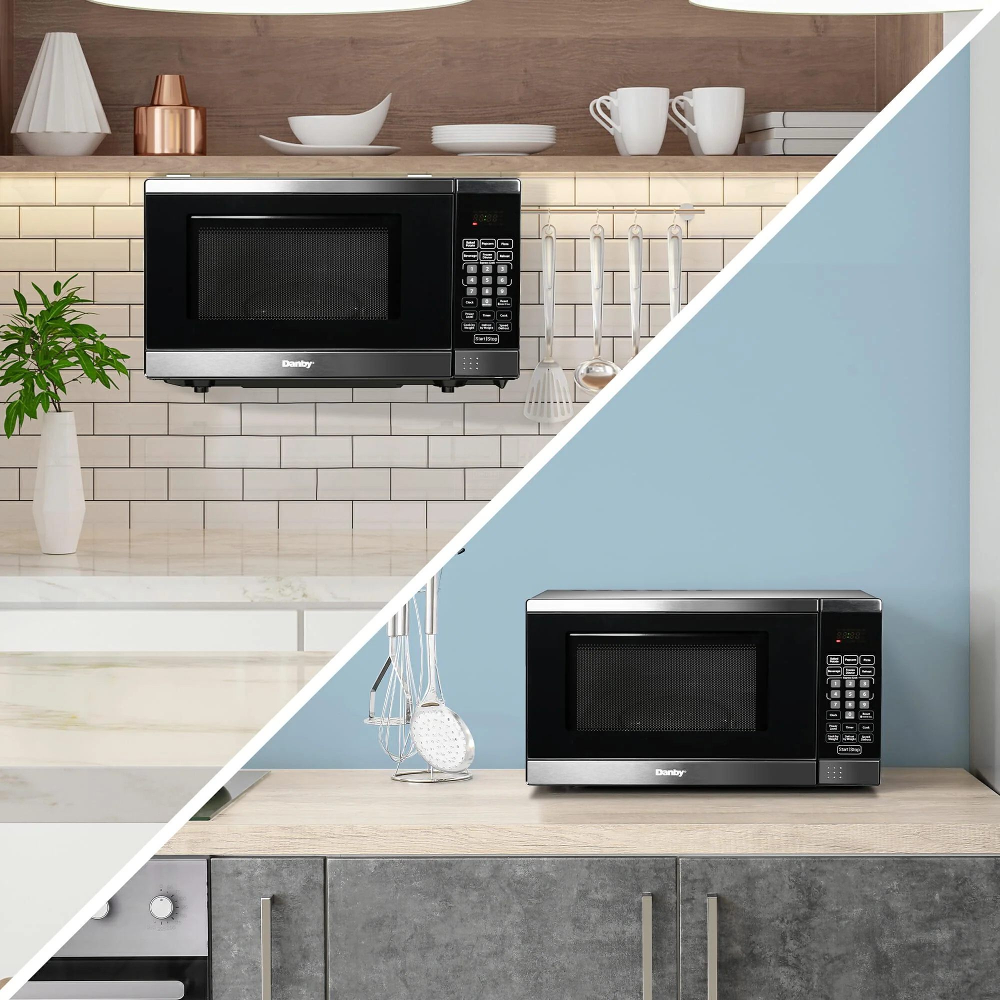 DDMW007501G1 Danby Designer 0.7 cu. ft. Space Saving Under the Cupboard Microwave in Stainless Steel - Image 12