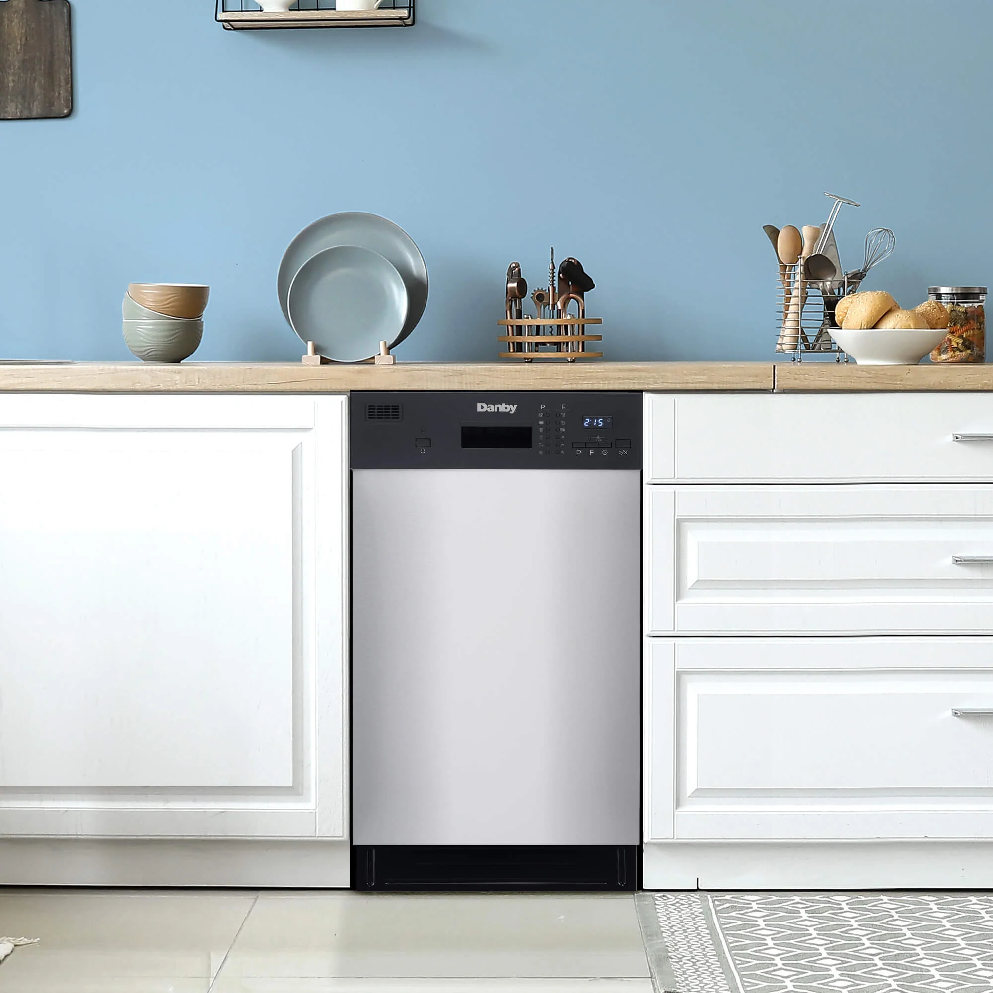 Danby 18" Wide Built-in Dishwasher in Stainless Steel - Image 13