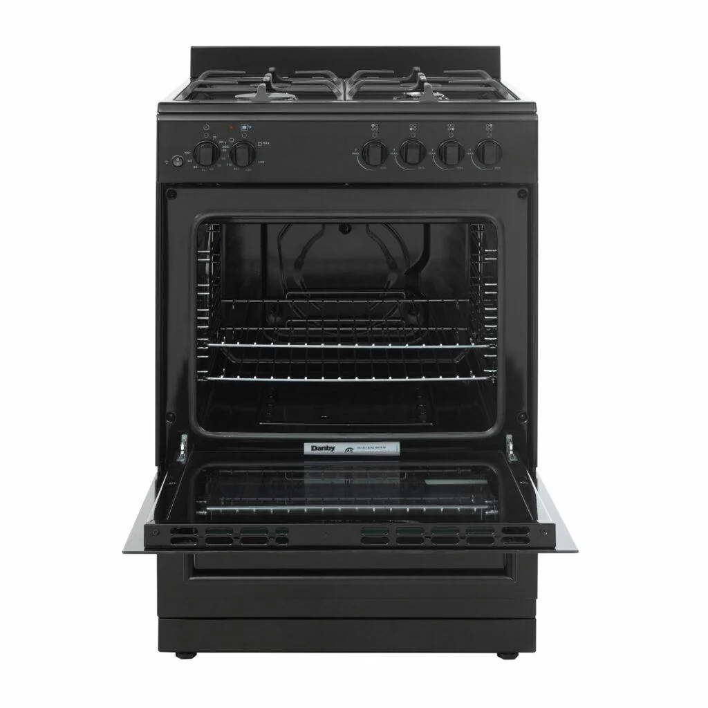 DR24V1BGLP Danby 24 Wide Gas Range in Black - Image 8