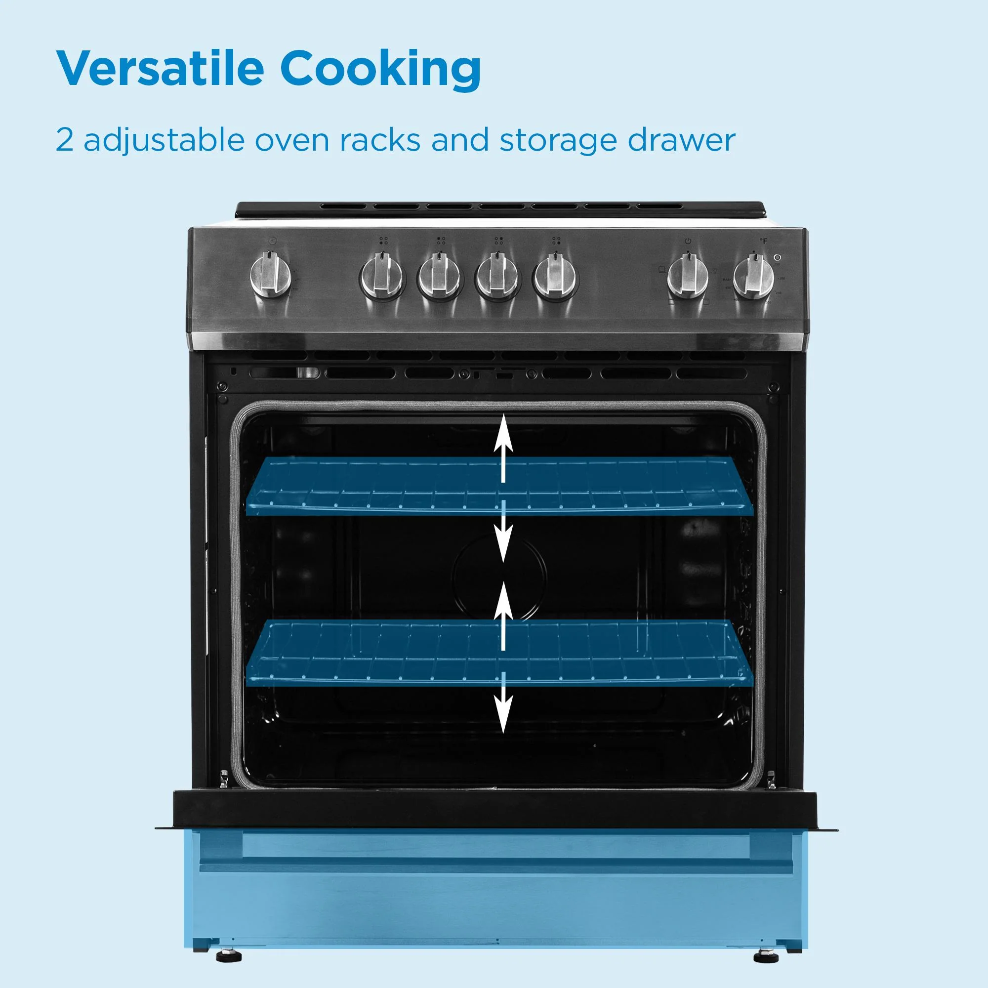 DRRM300BSS Danby 30 Slide in Smooth Top Electric Range with Knob Controls in Stainless Steel - Image 6