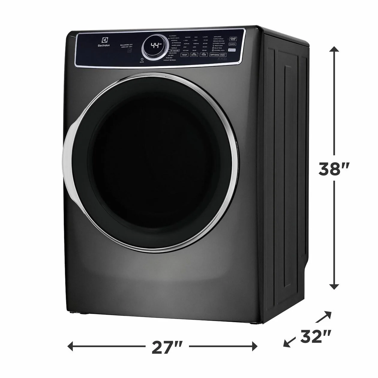 Electrolux ELFE7637AT Front Load Perfect Steam™ Electric Dryer with Balanced Dry™ and Instant Refresh - 8.0 Cu. Ft. - Image 2