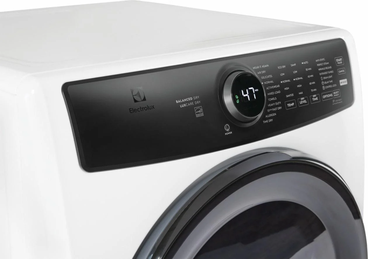 Electrolux ELFE7738AW Front Load Perfect Steam™ Electric Dryer with Balanced Dry™ and Instant Refresh - 8.0 Cu. Ft. - Image 10