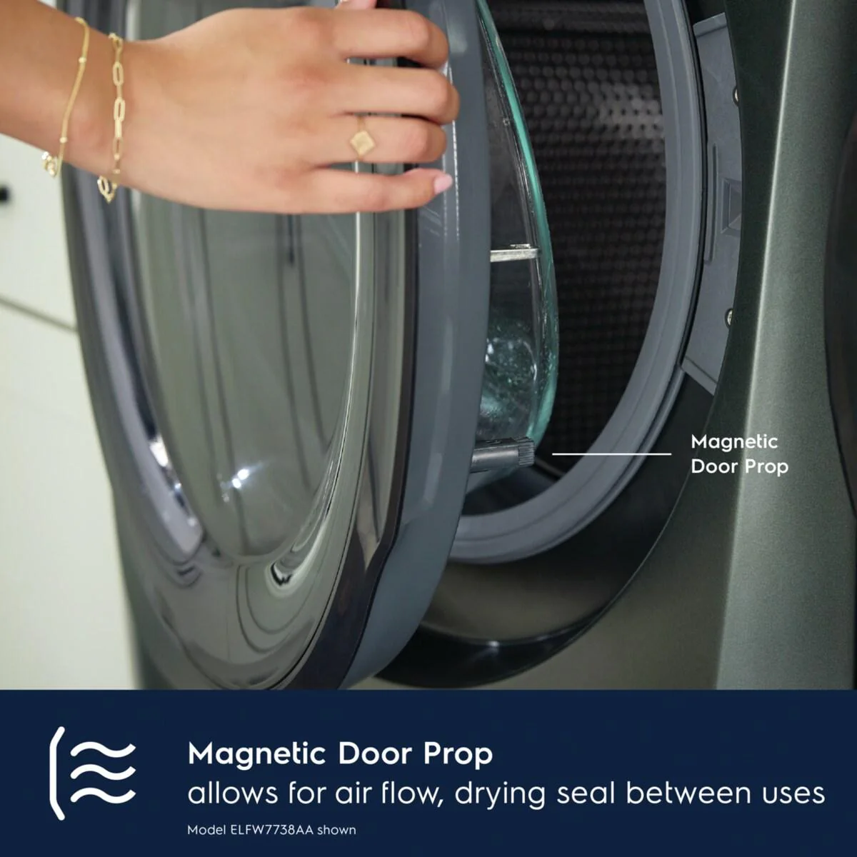 Electrolux ELFW7738AW Front Load Perfect Steam™ Washer with LuxCare® Plus Wash and SmartBoost® - 4.5 Cu. Ft. - Image 9
