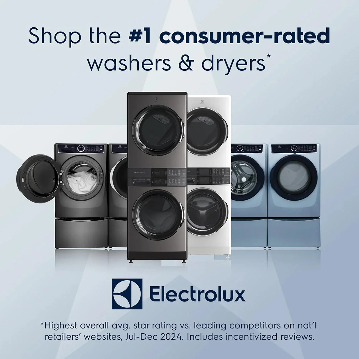 Electrolux ELTG7300AD Laundry Tower Single Unit Front Load 4.4 Cu. Ft. Washer & 8 Cu. Ft. Gas Dryer - Image 2