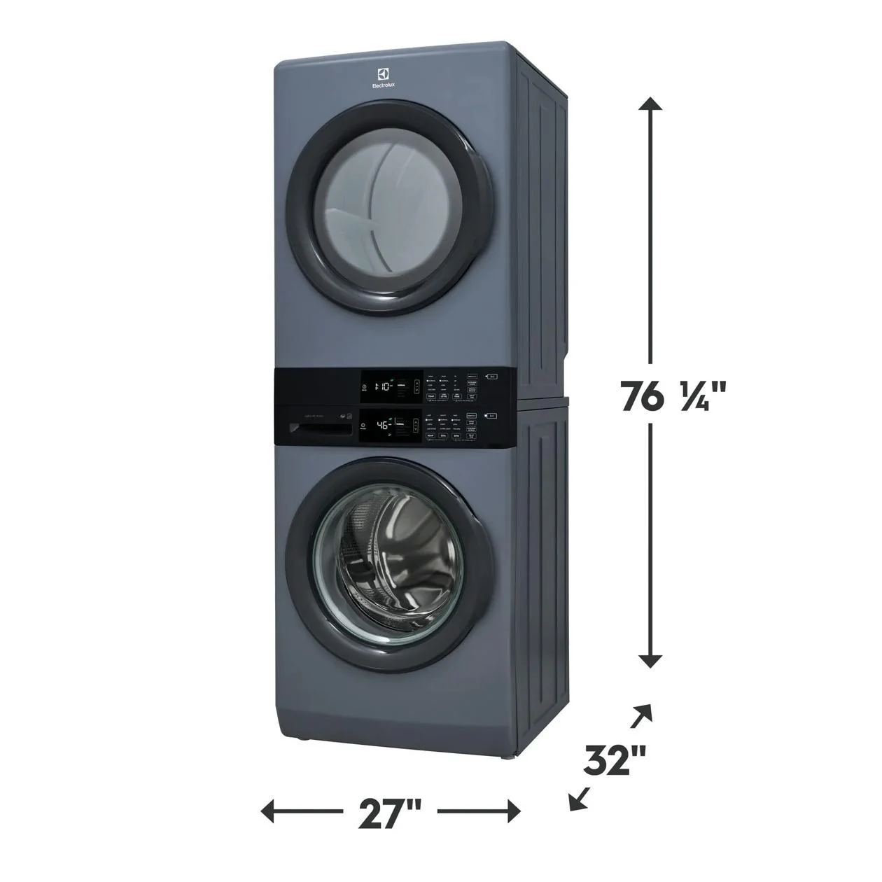 Electrolux ELTG7300AD Laundry Tower Single Unit Front Load 4.4 Cu. Ft. Washer & 8 Cu. Ft. Gas Dryer - Image 3
