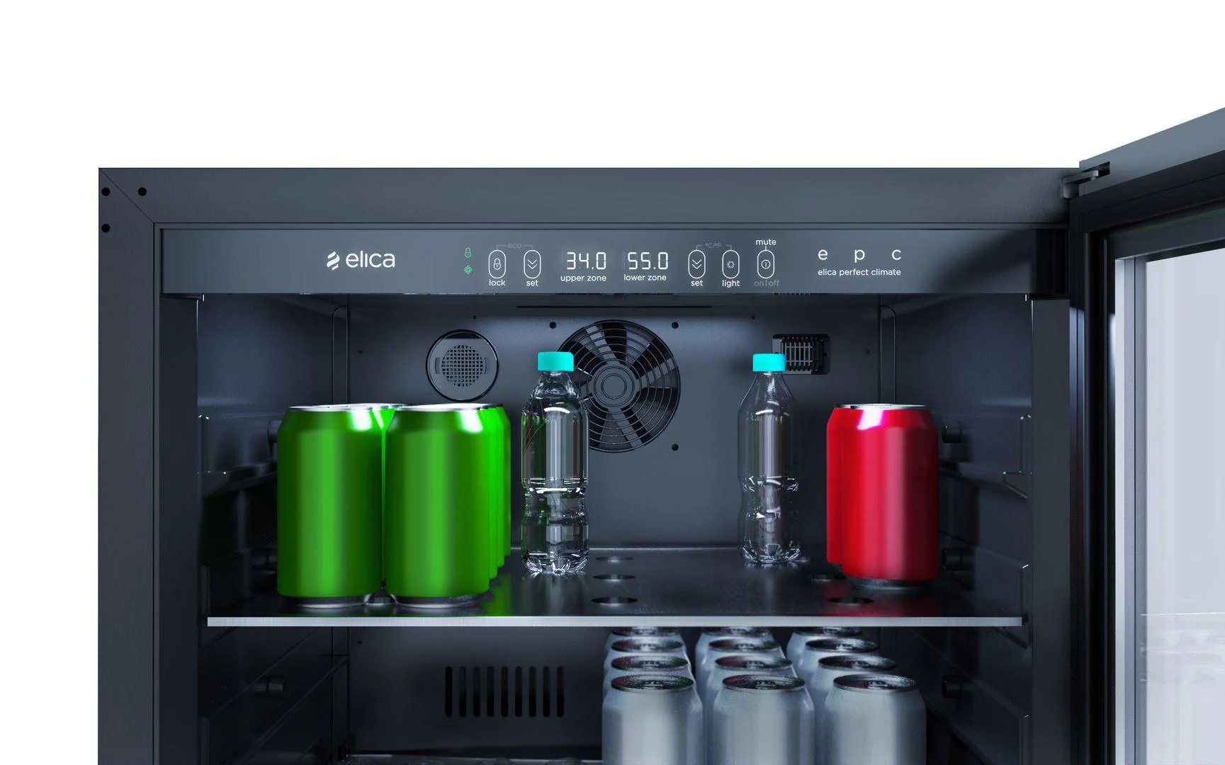 Elica EBS52SS1 Single Door, Dual Zone, Beverage and Wine Center - Image 5