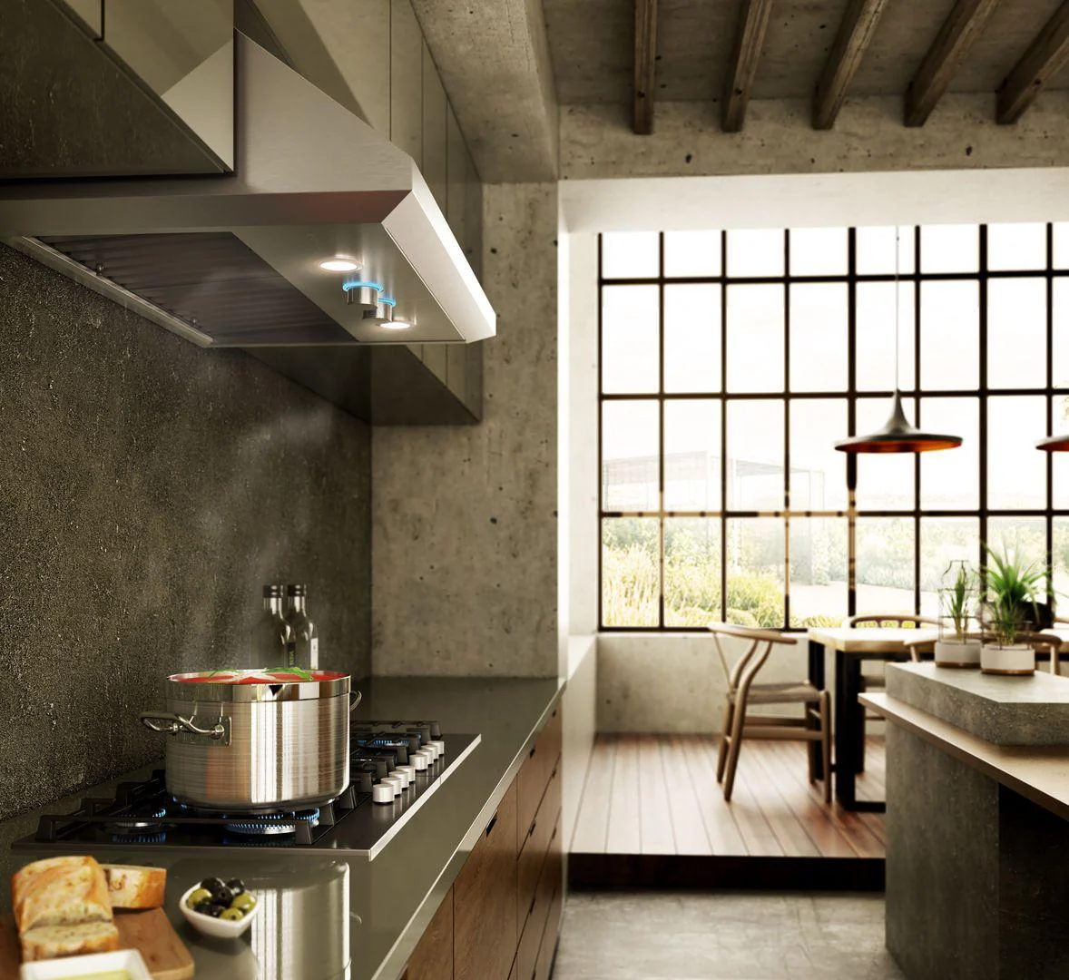 Elica ECV636S3 CERVINIA Undercabinet Range Hood 36" wide - 600CFM - Image 3