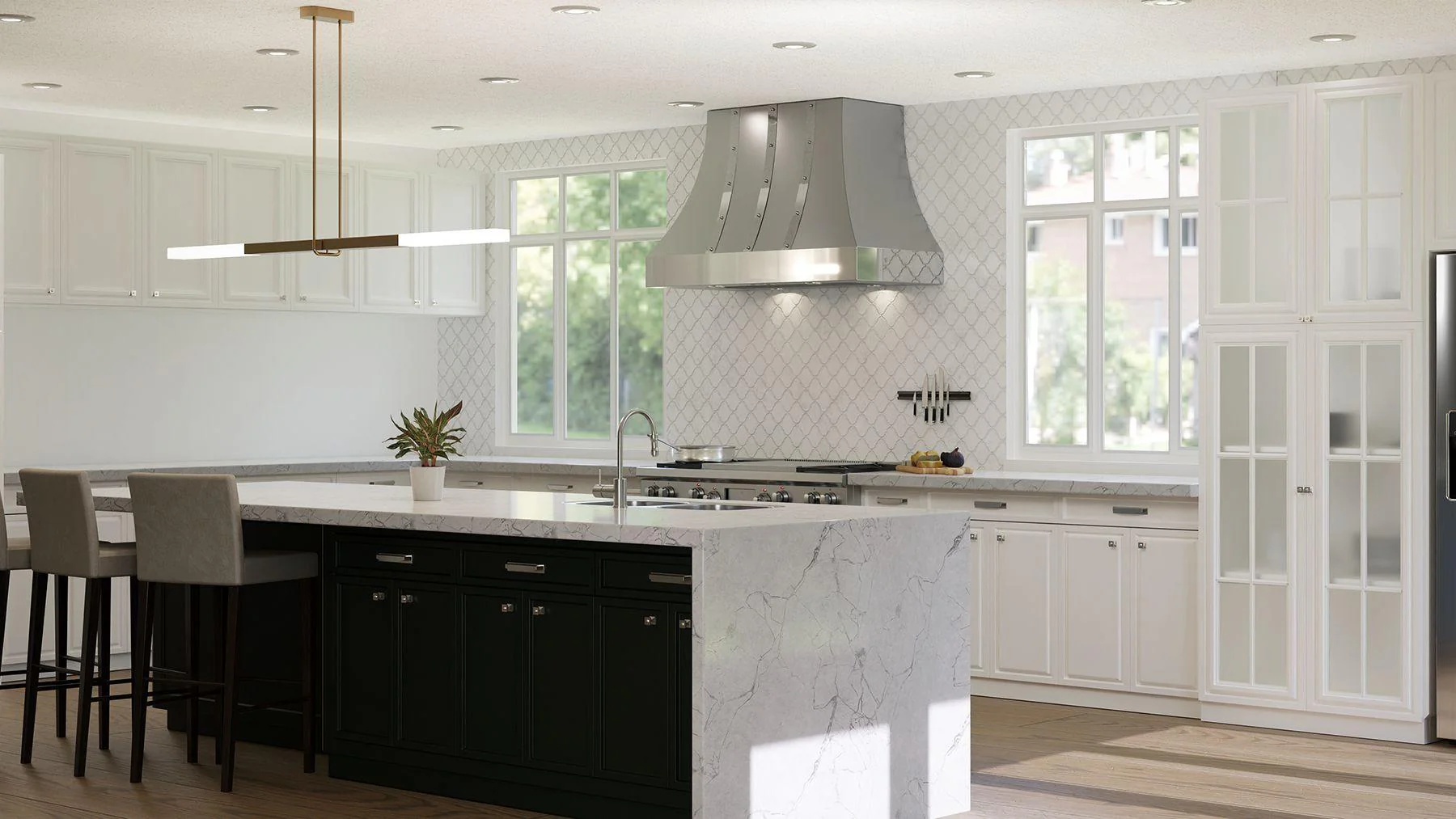 Elica EORX48SS ORISTANO Wall Mount Range Hood 48" wide - NACFM - Image 4