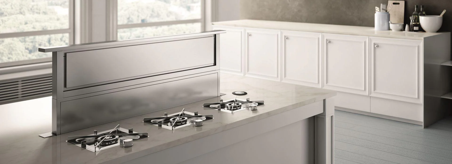 Elica ERS636S1 RISE Downdraft Range Hood 36" wide - 600CFM