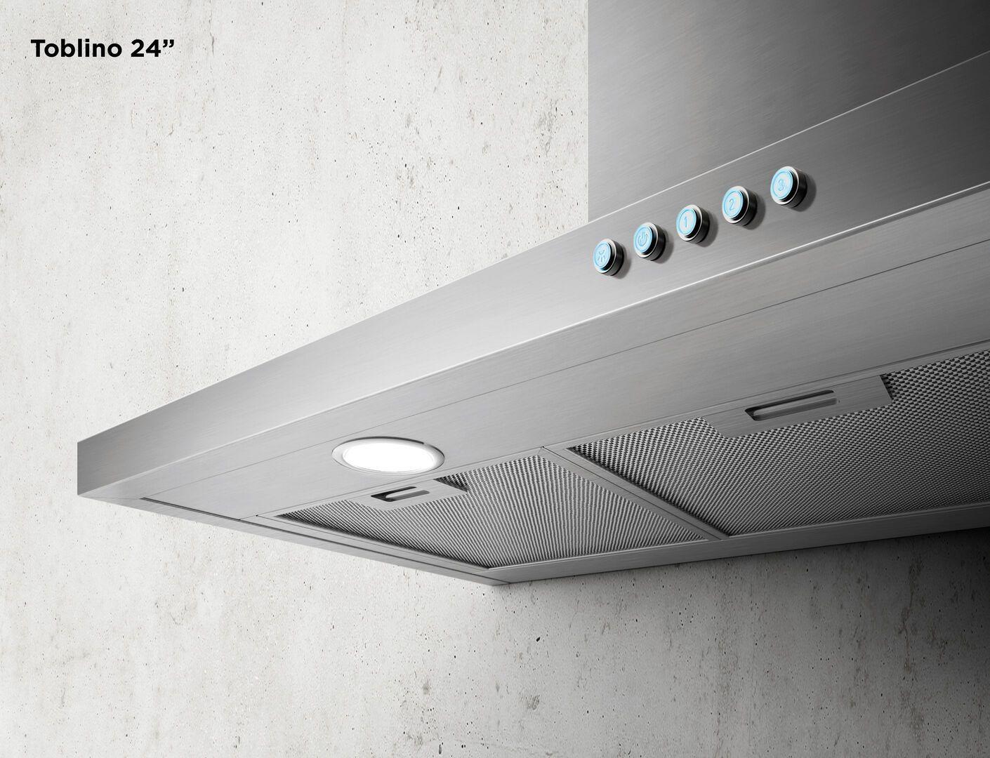 Elica ETB436S3 TOBLINO Wall Mount Range Hood 36" wide - 400CFM - Image 5